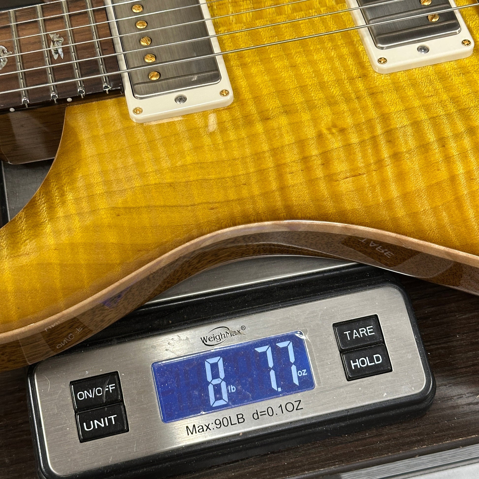 PRS Wood Library DGT 10 Top Livingston Lemondrop Korina / Brazilian RW w/case 0425289