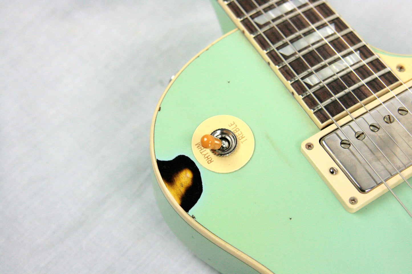 1958 Gibson Custom Shop AGED 58 Les Paul Reissue Kerry Green Over Dark Burst