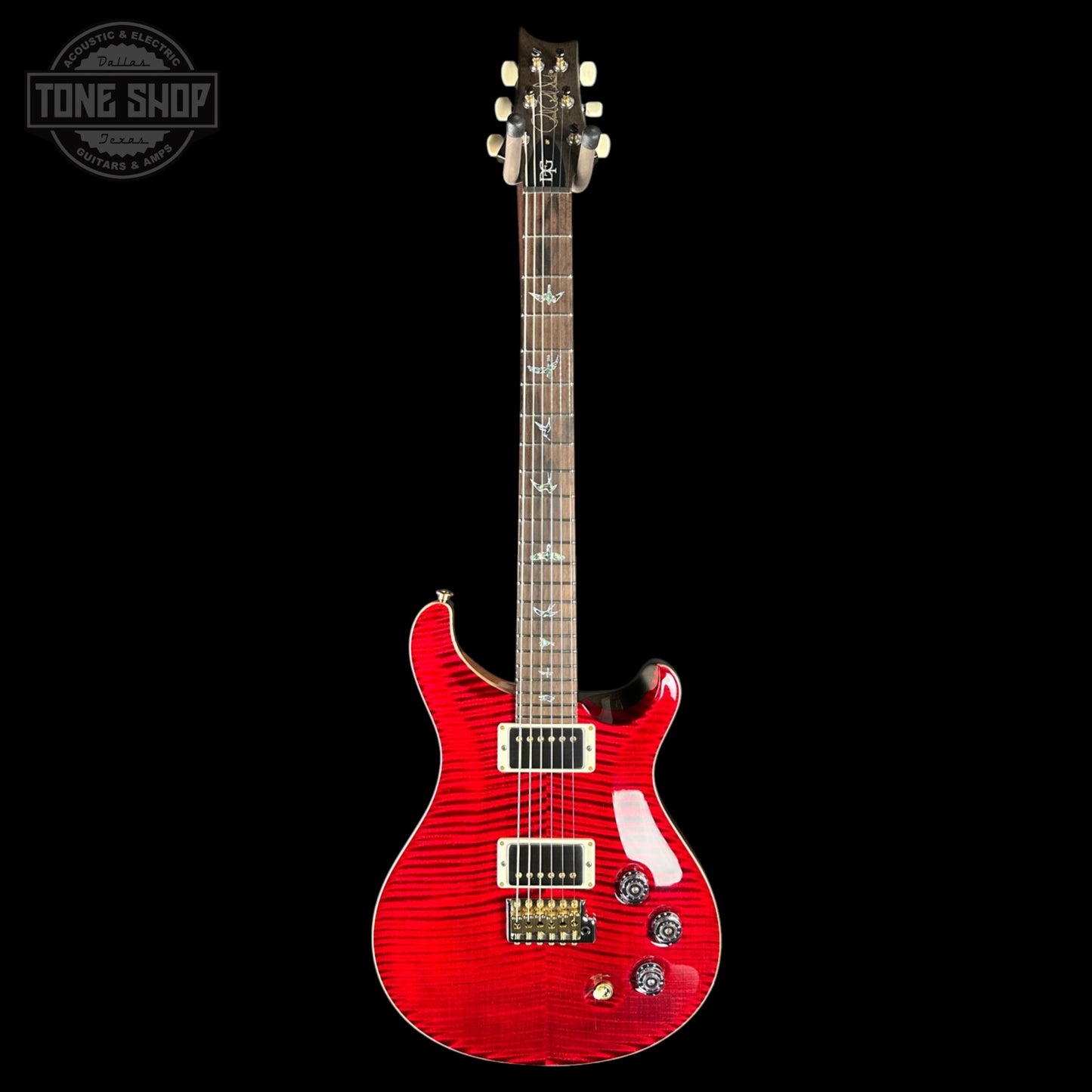 PRS Wood Library DGT 10 Top Red Tiger Darkback Korina / Brazilian RW w/case 0422536