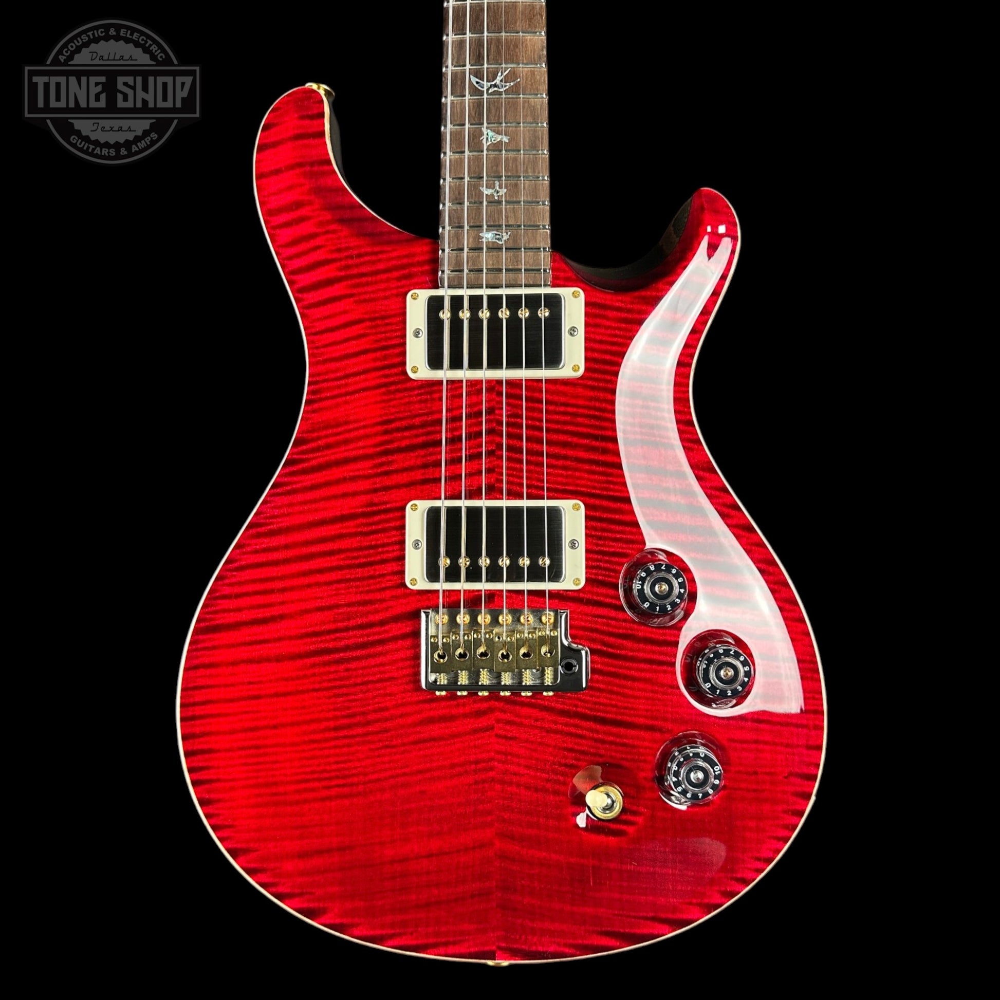 PRS Wood Library DGT 10 Top Red Tiger Darkback Korina / Brazilian RW w/case 0422536