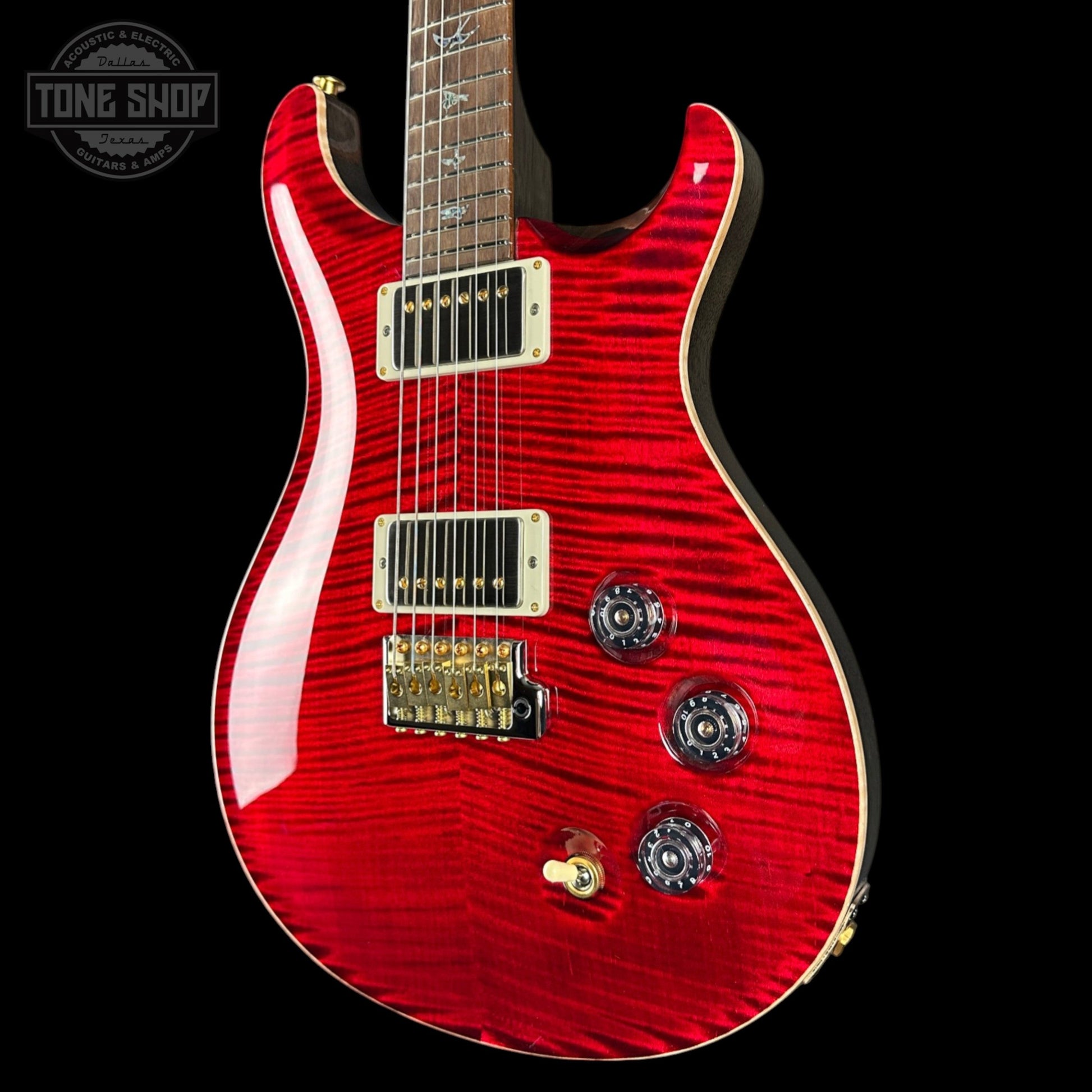 PRS Wood Library DGT 10 Top Red Tiger Darkback Korina / Brazilian RW w/case 0422536