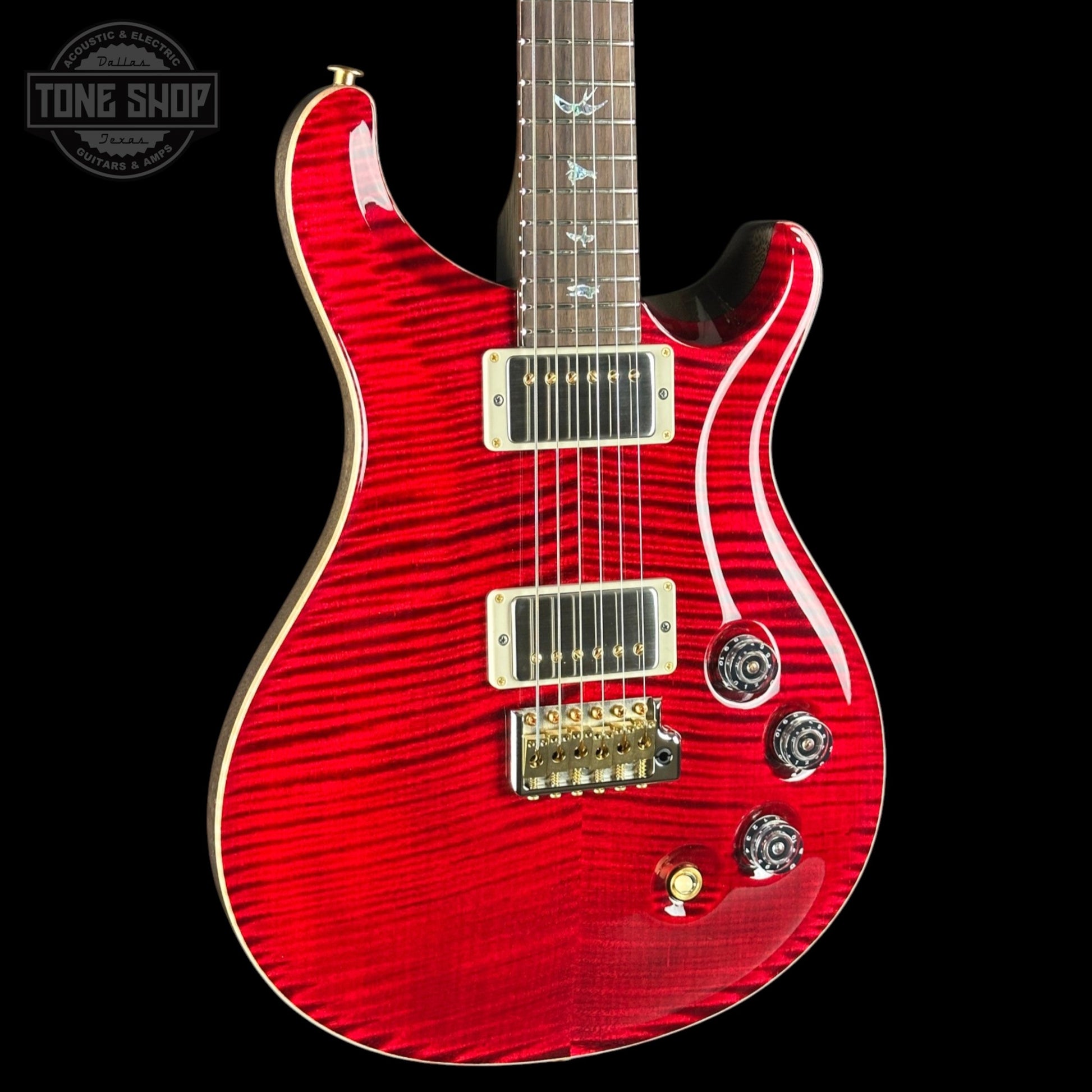 PRS Wood Library DGT 10 Top Red Tiger Darkback Korina / Brazilian RW w/case 0422536