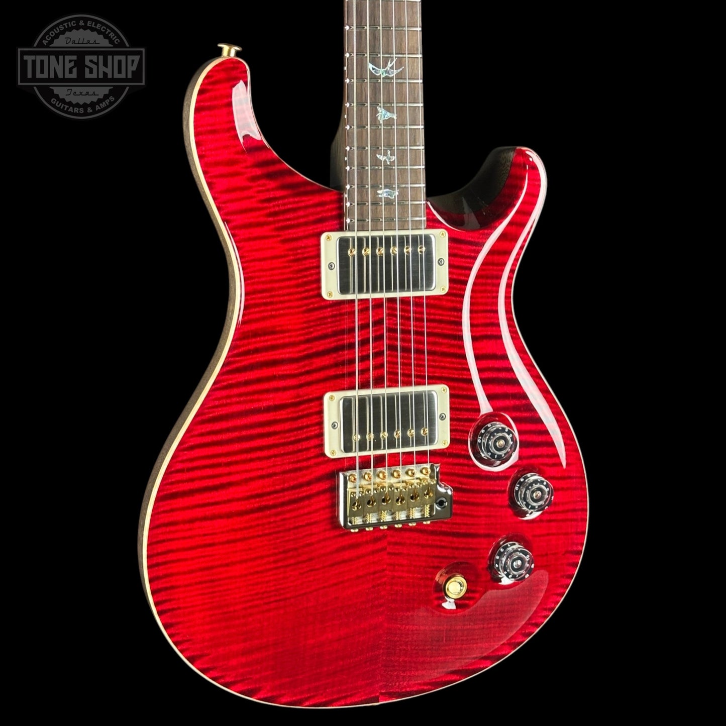 PRS Wood Library DGT 10 Top Red Tiger Darkback Korina / Brazilian RW w/case 0422536