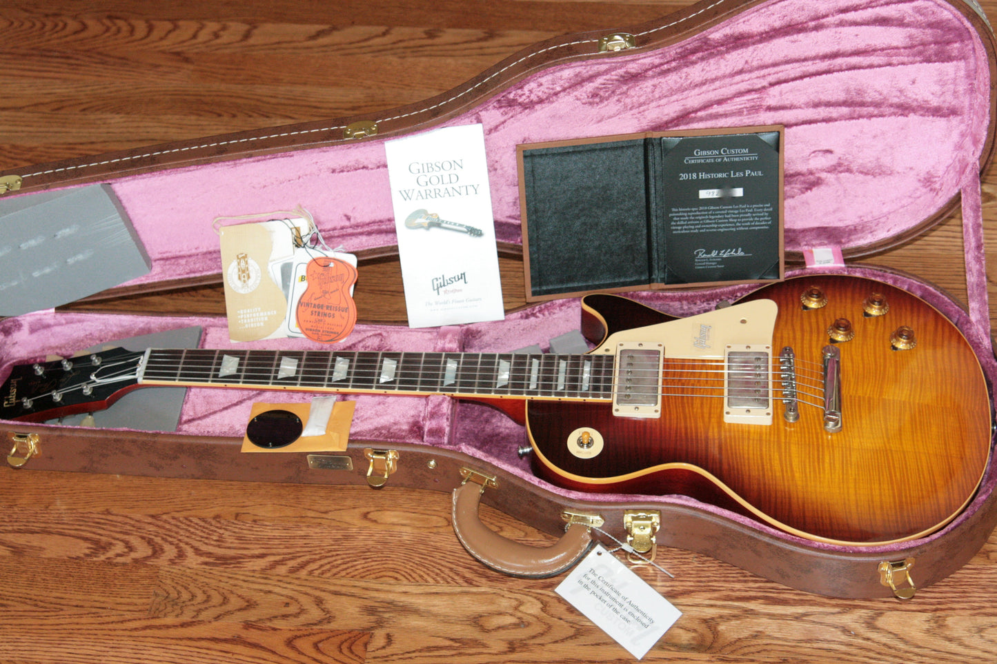 2018 Gibson 1959 Les Paul Historic Reissue! R9 59 LP Dark Bourbon Fade Custom Shop TH Spec