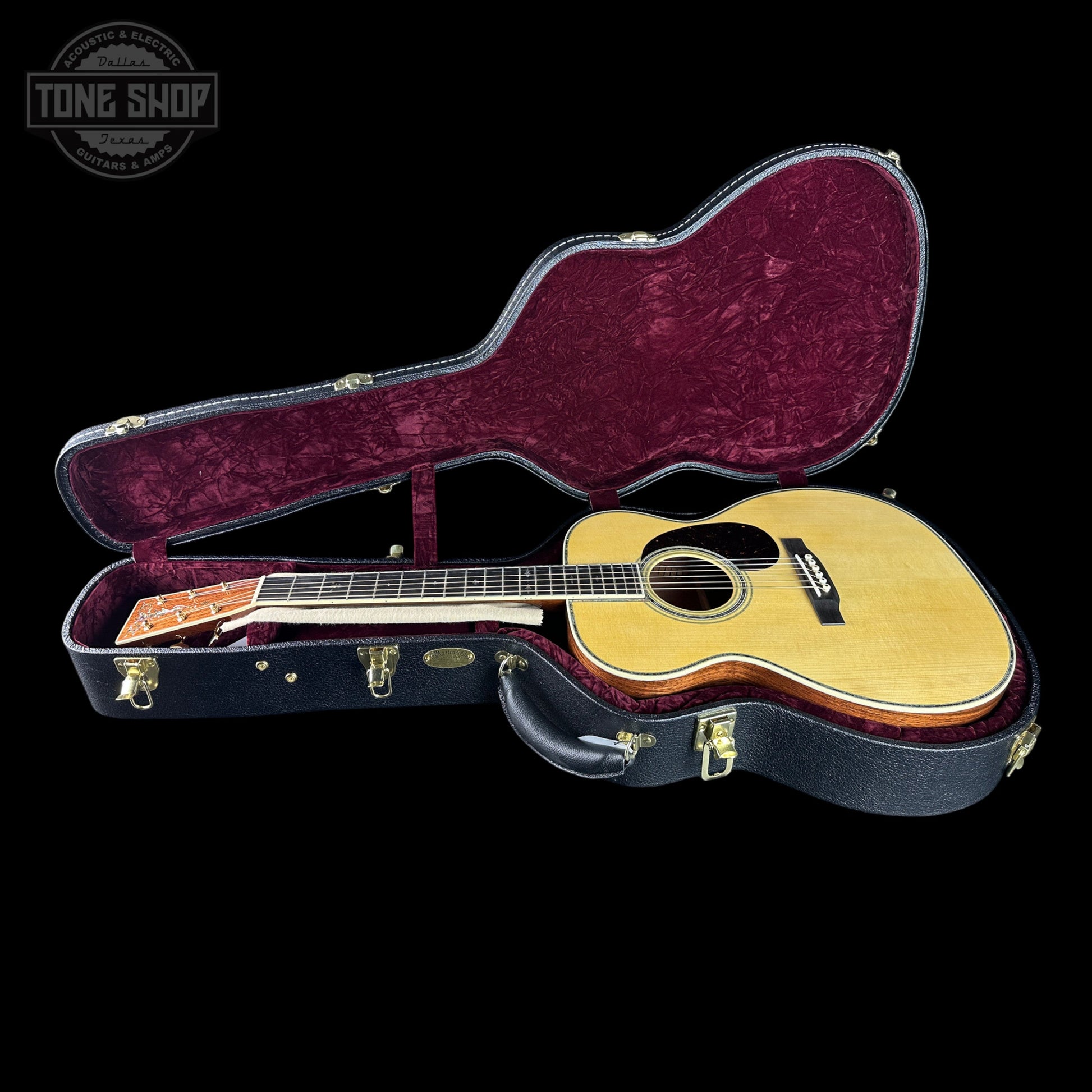 Martin Custom Shop 42 Style 000-14F Torch Motif Adirondack/Machiche w/case 3042109