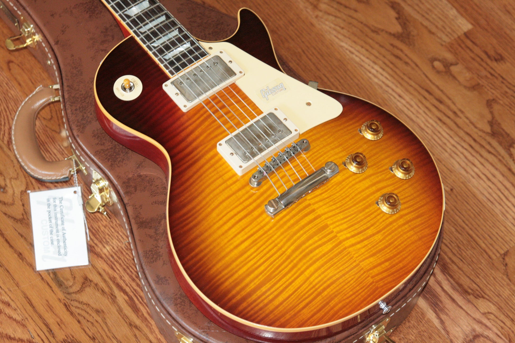 2018 Gibson 1959 Les Paul Historic Reissue! R9 59 LP Dark Bourbon Fade Custom Shop TH Spec