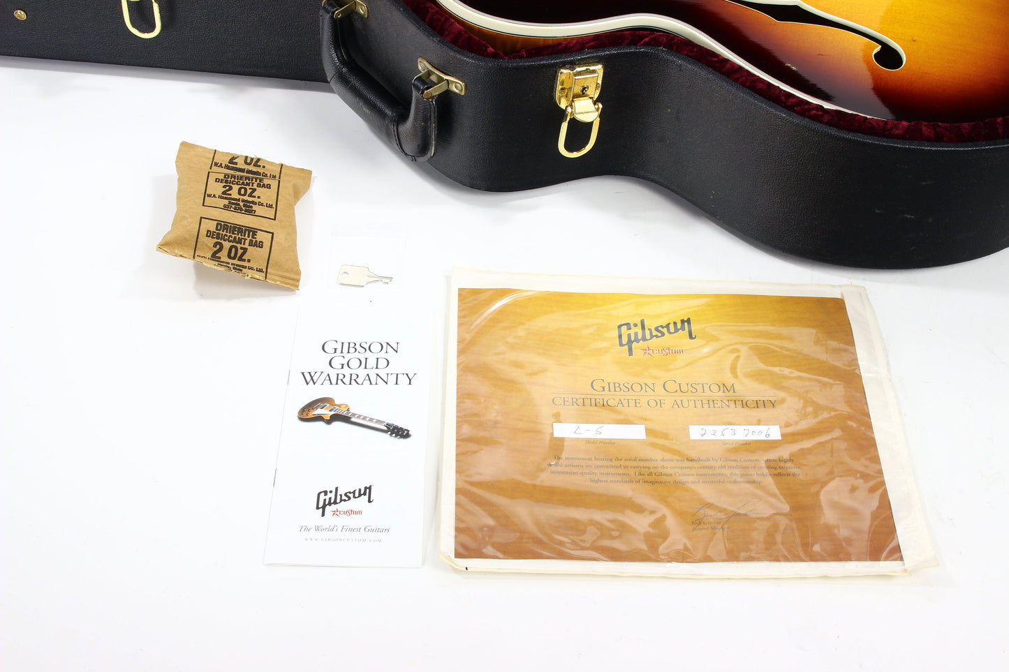 2007 Gibson Custom Shop L-5 CES Sunburst James Hutchins Archtop Jazz L5 Electric Guitar - CLEAN!