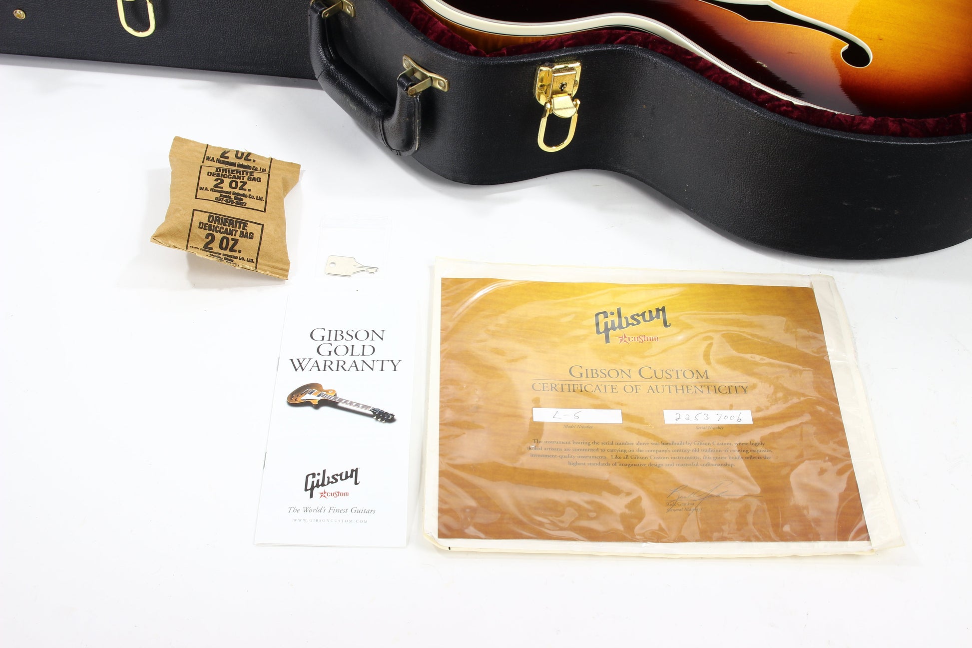 2007 Gibson Custom Shop L-5 CES Sunburst James Hutchins Archtop Jazz L5 Electric Guitar - CLEAN!