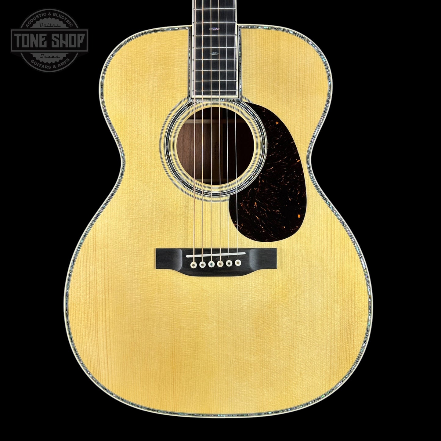 Martin Custom Shop 42 Style 000-14F Torch Motif Adirondack/Machiche w/case 3042109