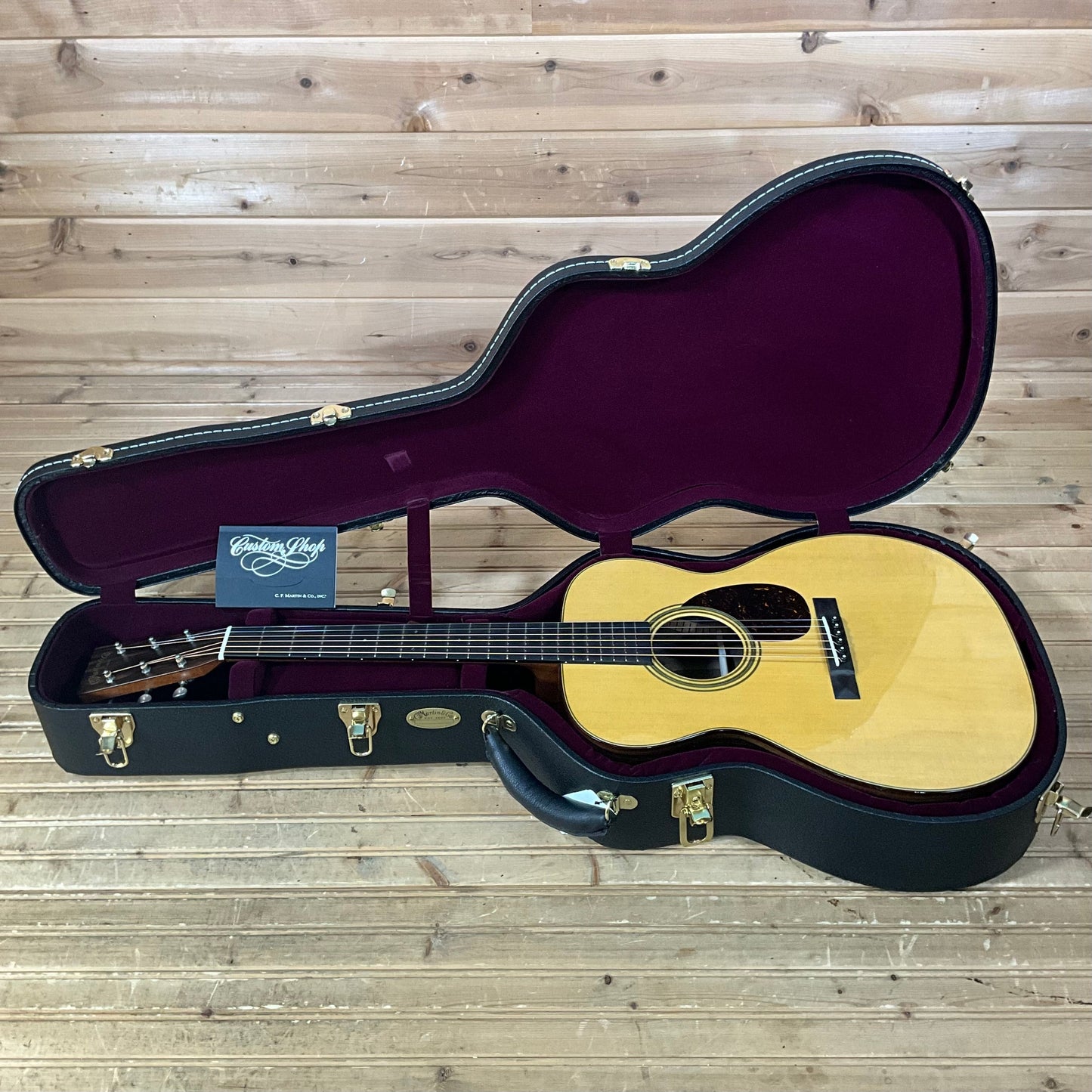 Martin Custom Shop OM-21 Special Zircote Acoustic Guitar - Natural