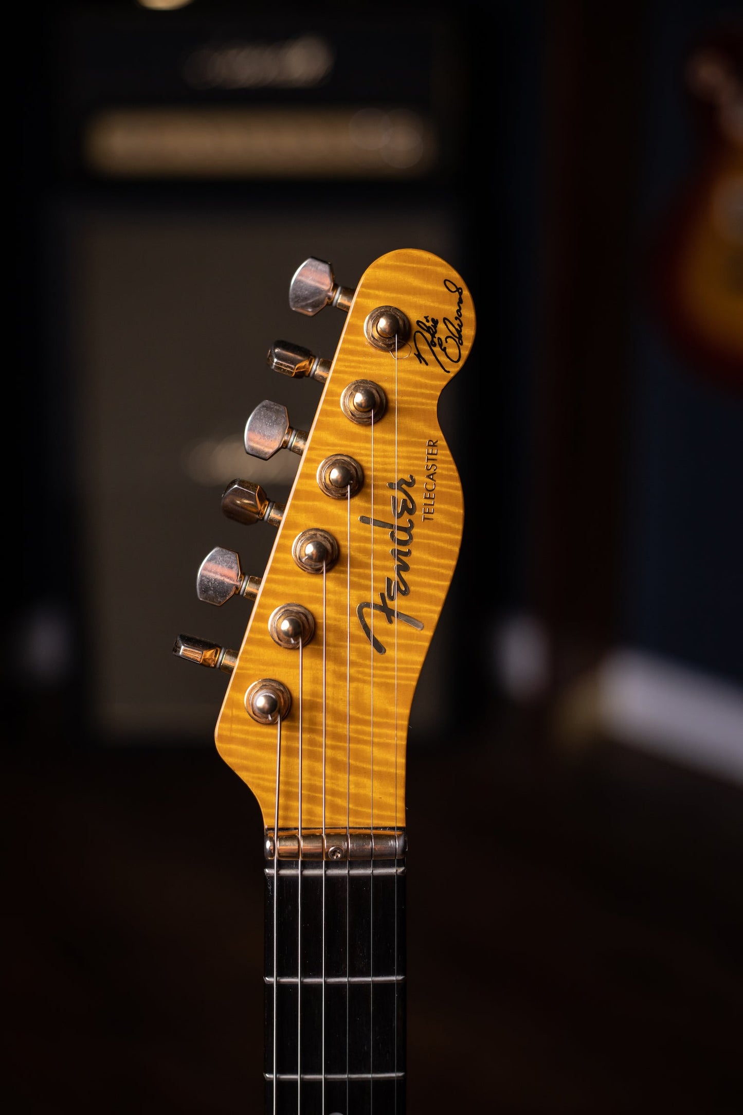 1996 Fender Nokie Edwards Owned Signature MIJ Electric Guitar - Amber Flame