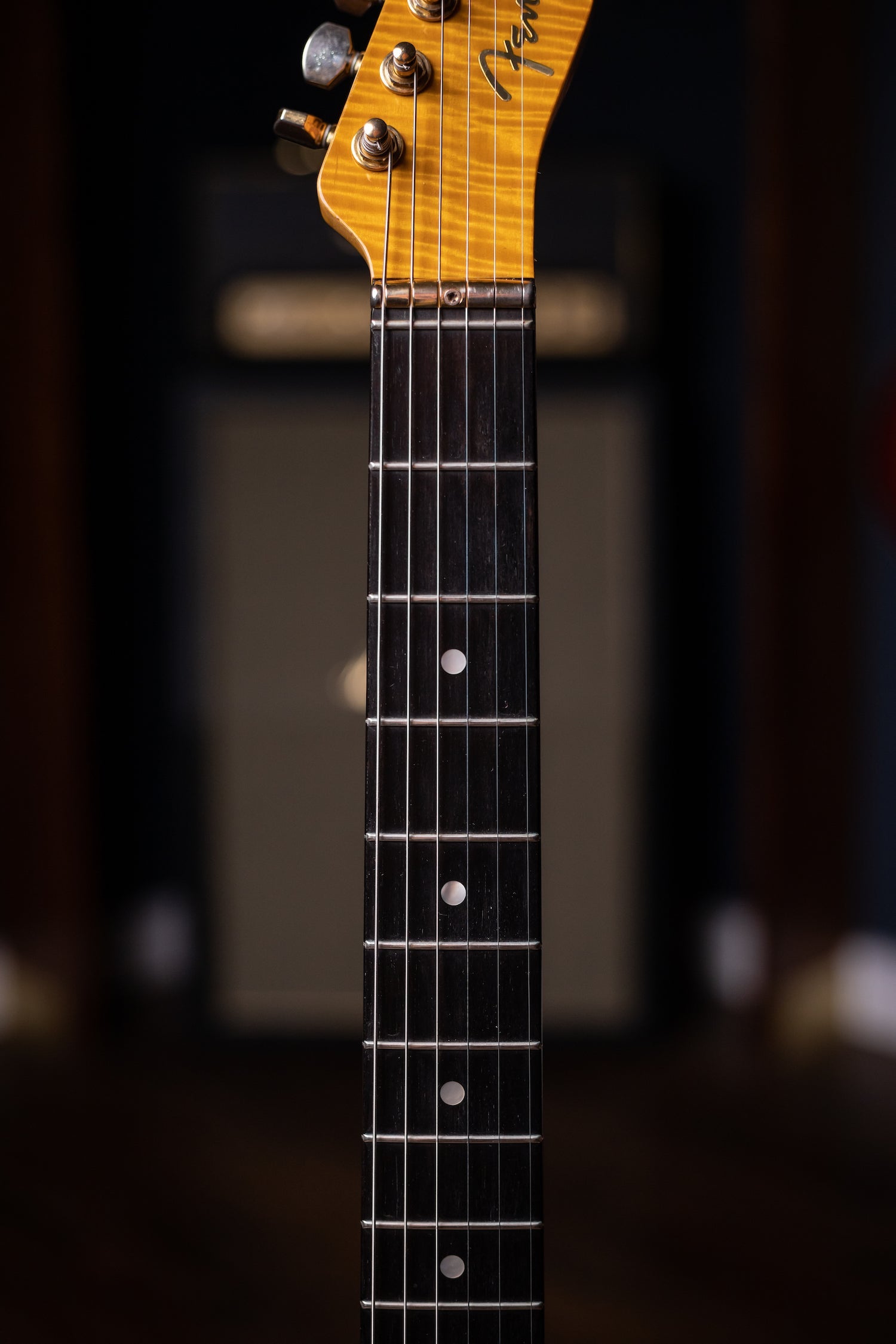 1996 Fender Nokie Edwards Owned Signature MIJ Electric Guitar - Amber Flame