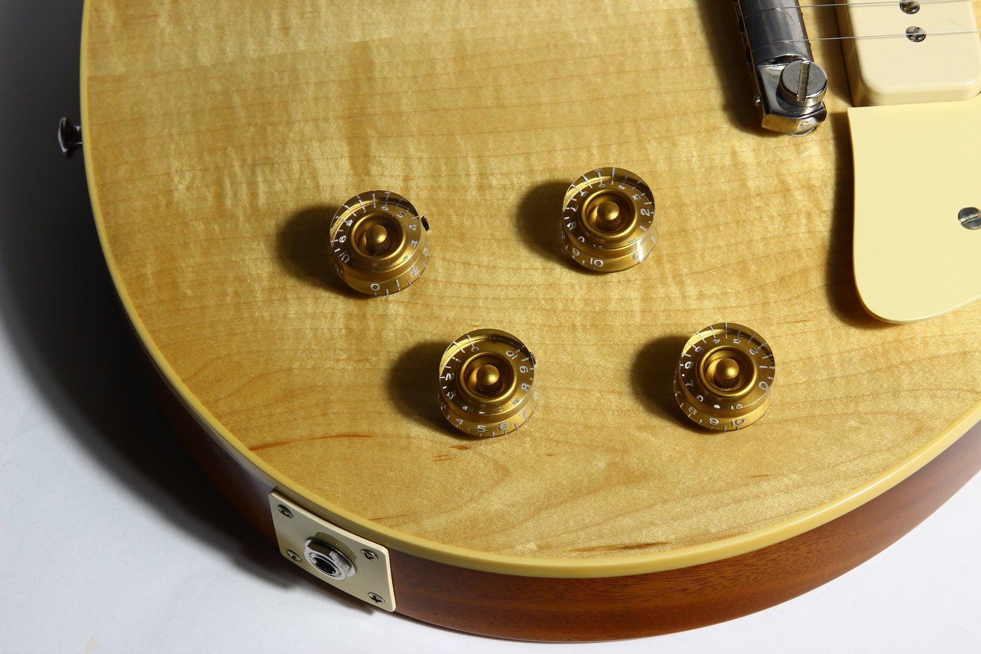 2021 Gibson Custom Shop 1954 Les Paul '54 Made to Measure M2M Natural - Factory Stinger, Light Flametop R4 Goldtop Standard