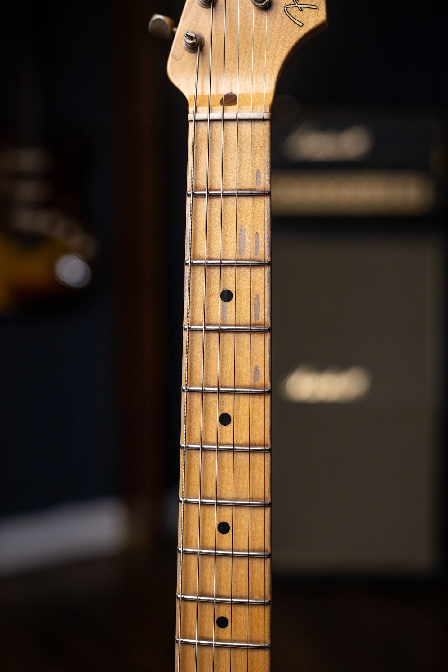 Fender Custom Shop 1956 Journeyman Relic Stratocaster Electric Guitar - Aged Sherwood Green Metallic