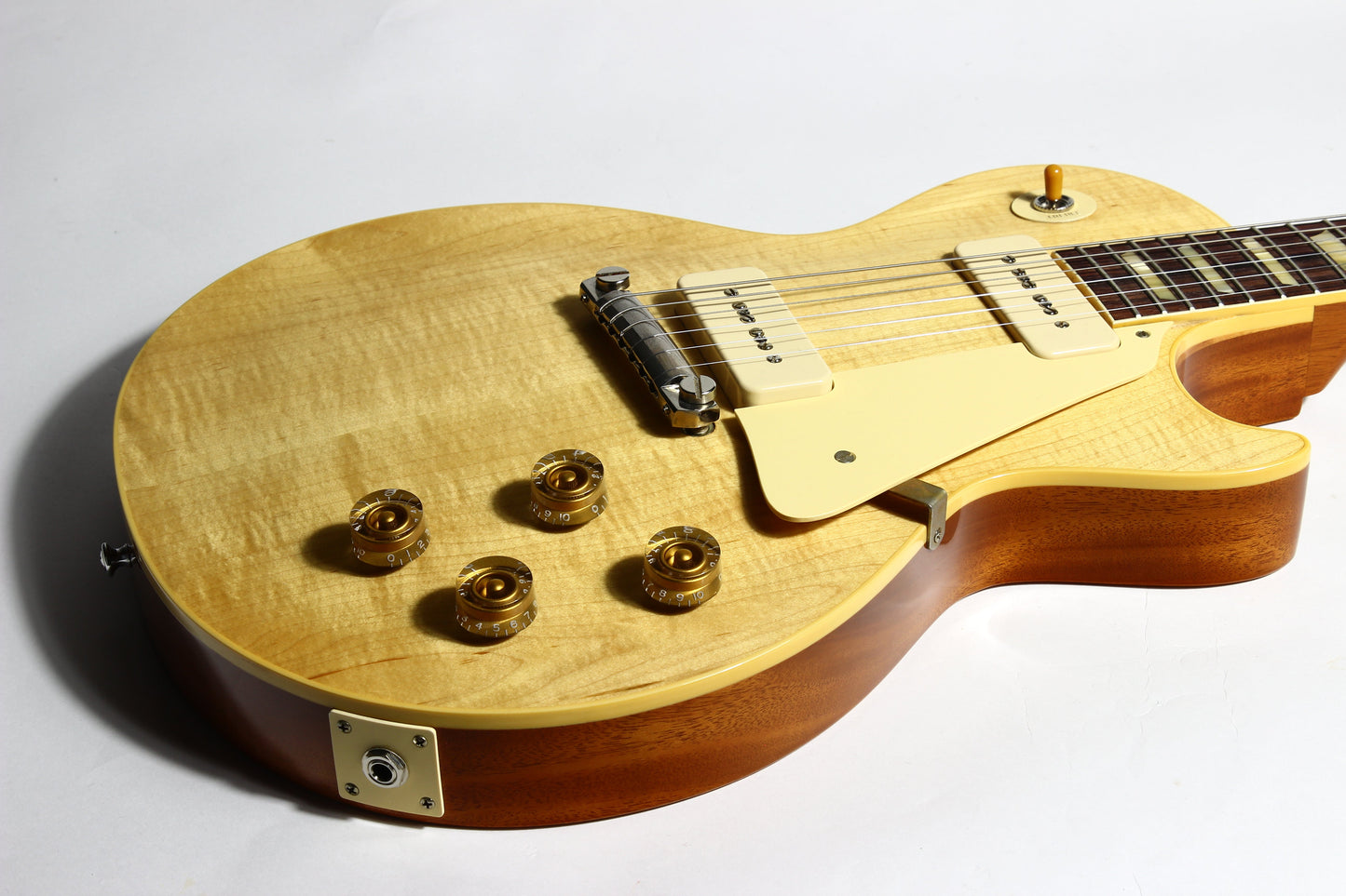 2021 Gibson Custom Shop 1954 Les Paul '54 Made to Measure M2M Natural - Factory Stinger, Light Flametop R4 Goldtop Standard