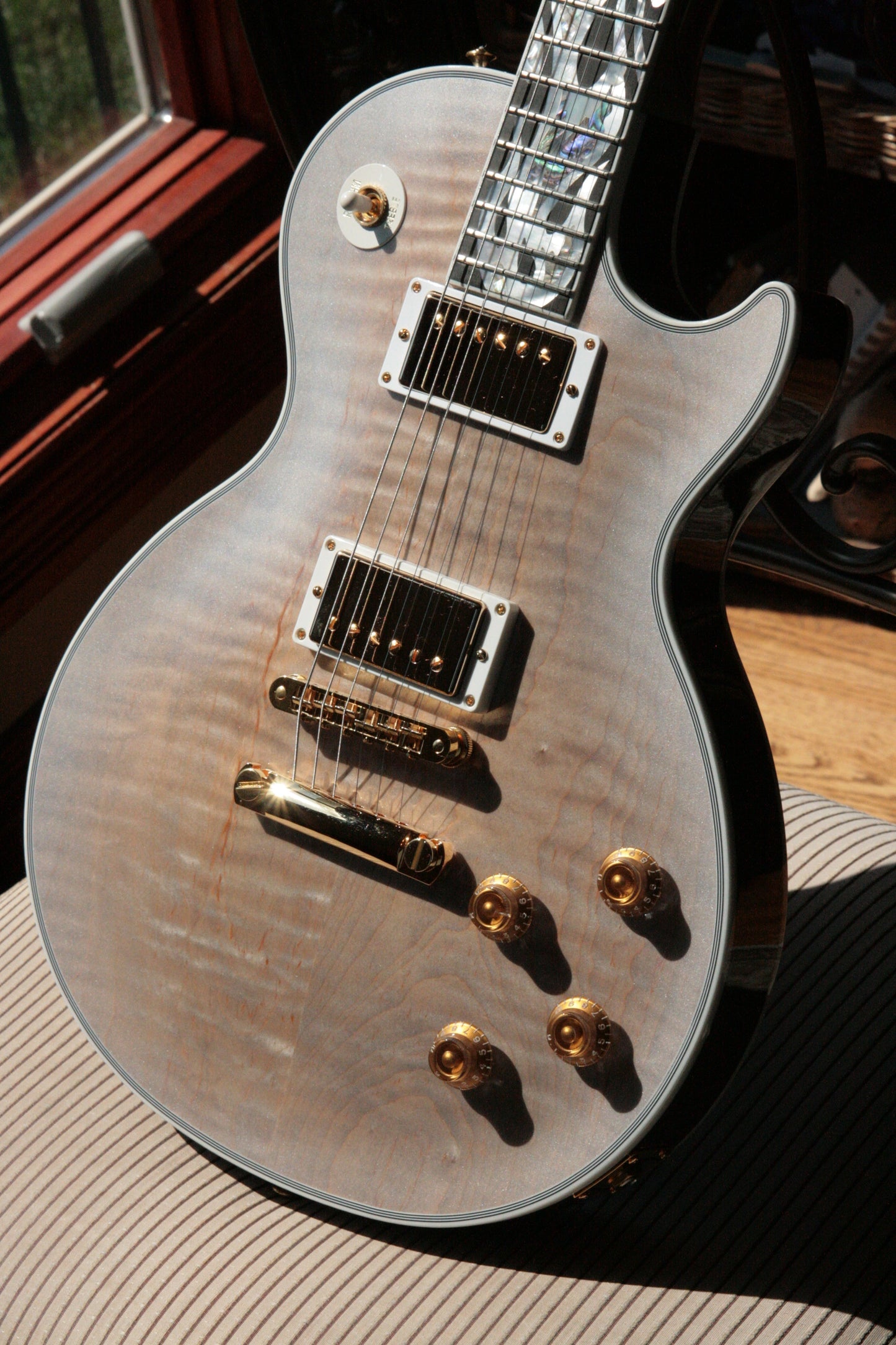 2018 Gibson ICE FLAME Custom Shop Les Paul ULTIMA! Ebony Board, Flametop, CRIMSON SERIES!