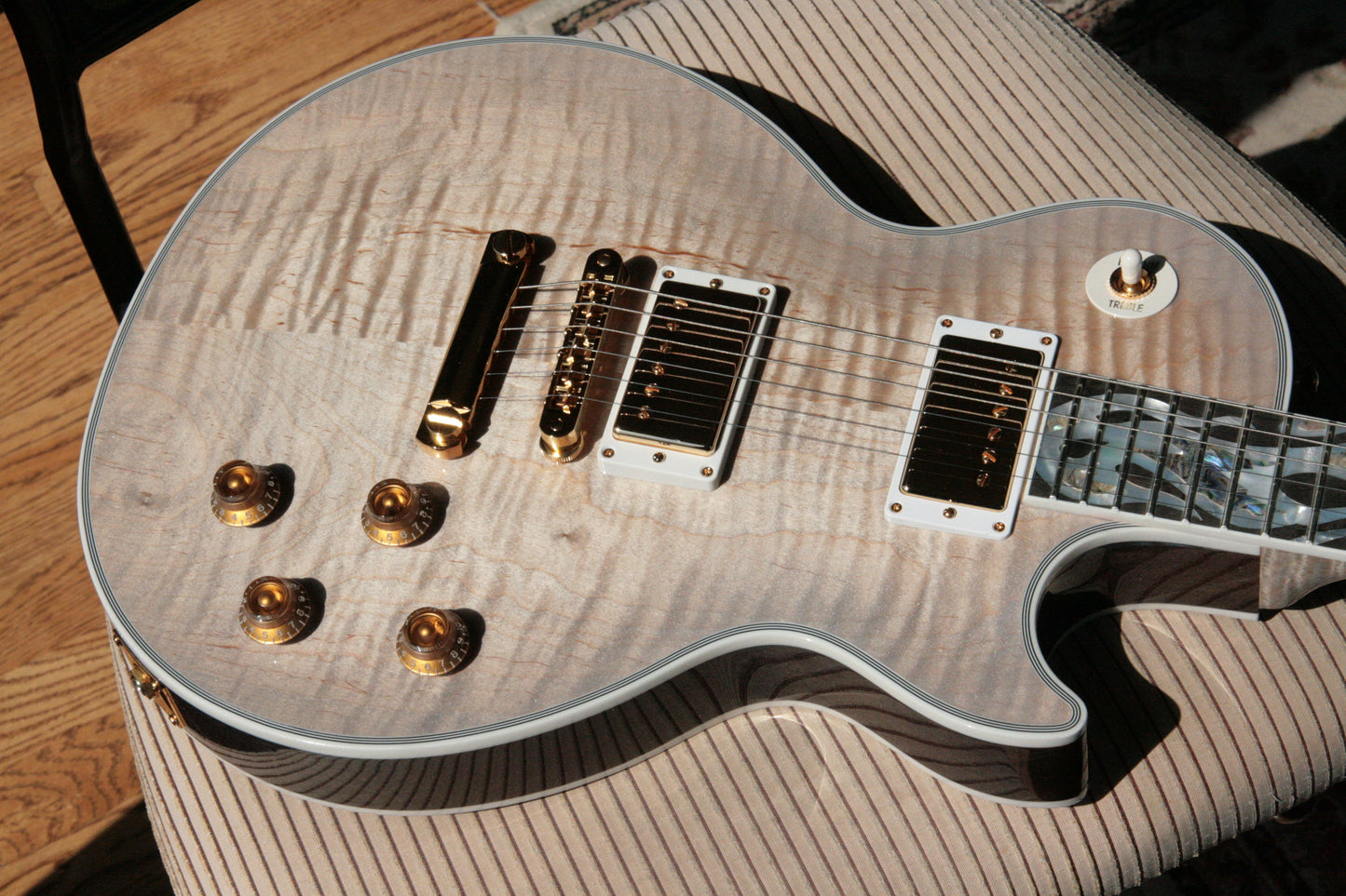 2018 Gibson ICE FLAME Custom Shop Les Paul ULTIMA! Ebony Board, Flametop, CRIMSON SERIES!
