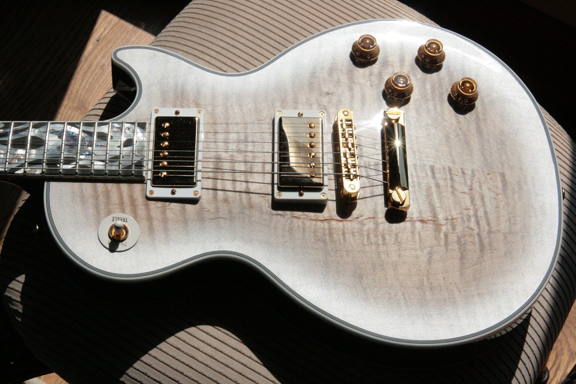 2018 Gibson ICE FLAME Custom Shop Les Paul ULTIMA! Ebony Board, Flametop, CRIMSON SERIES!