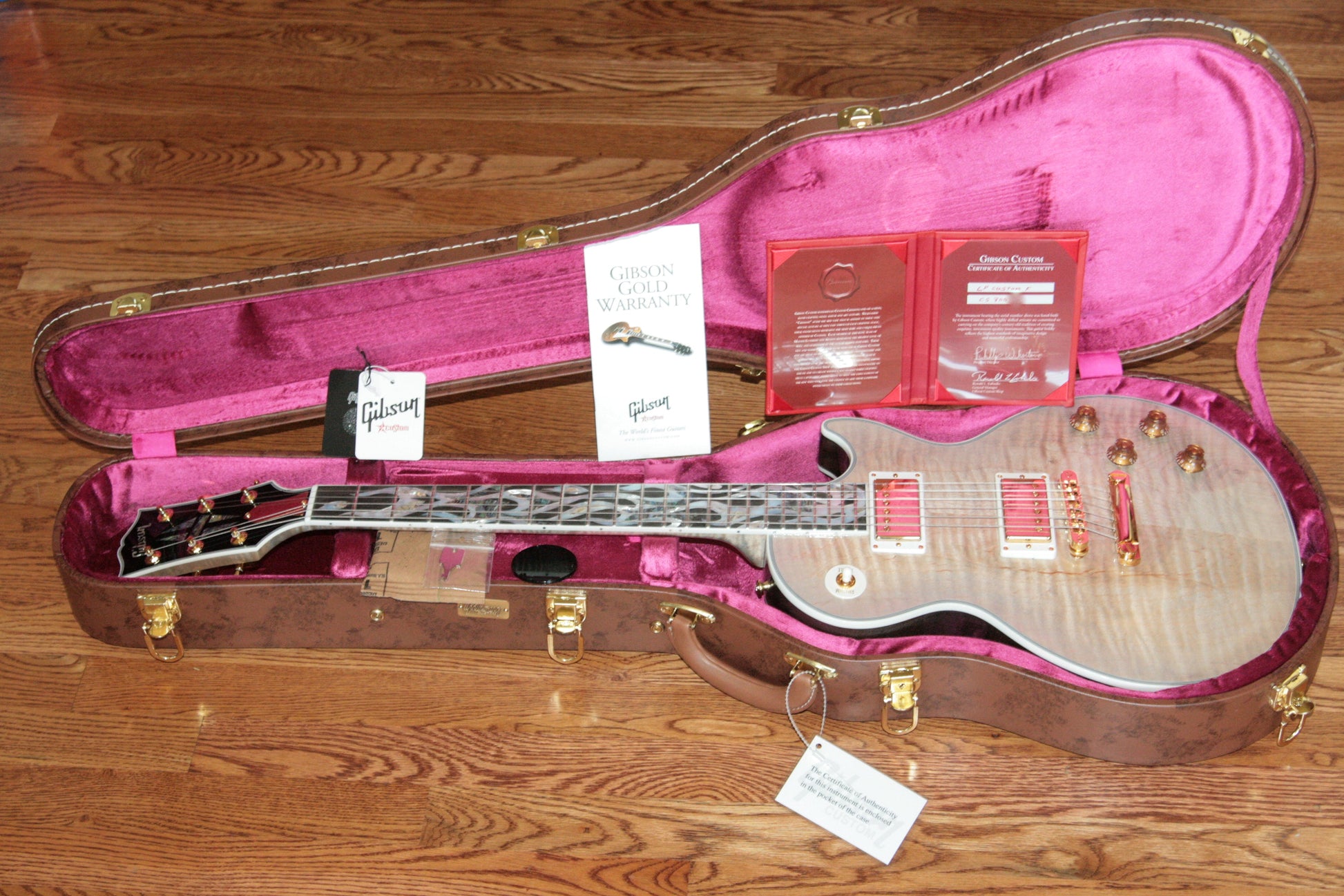 2018 Gibson ICE FLAME Custom Shop Les Paul ULTIMA! Ebony Board, Flametop, CRIMSON SERIES!