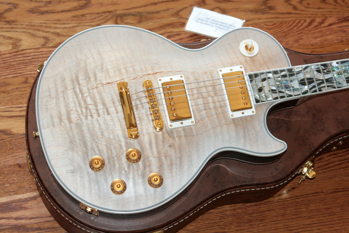 2018 Gibson ICE FLAME Custom Shop Les Paul ULTIMA! Ebony Board, Flametop, CRIMSON SERIES!