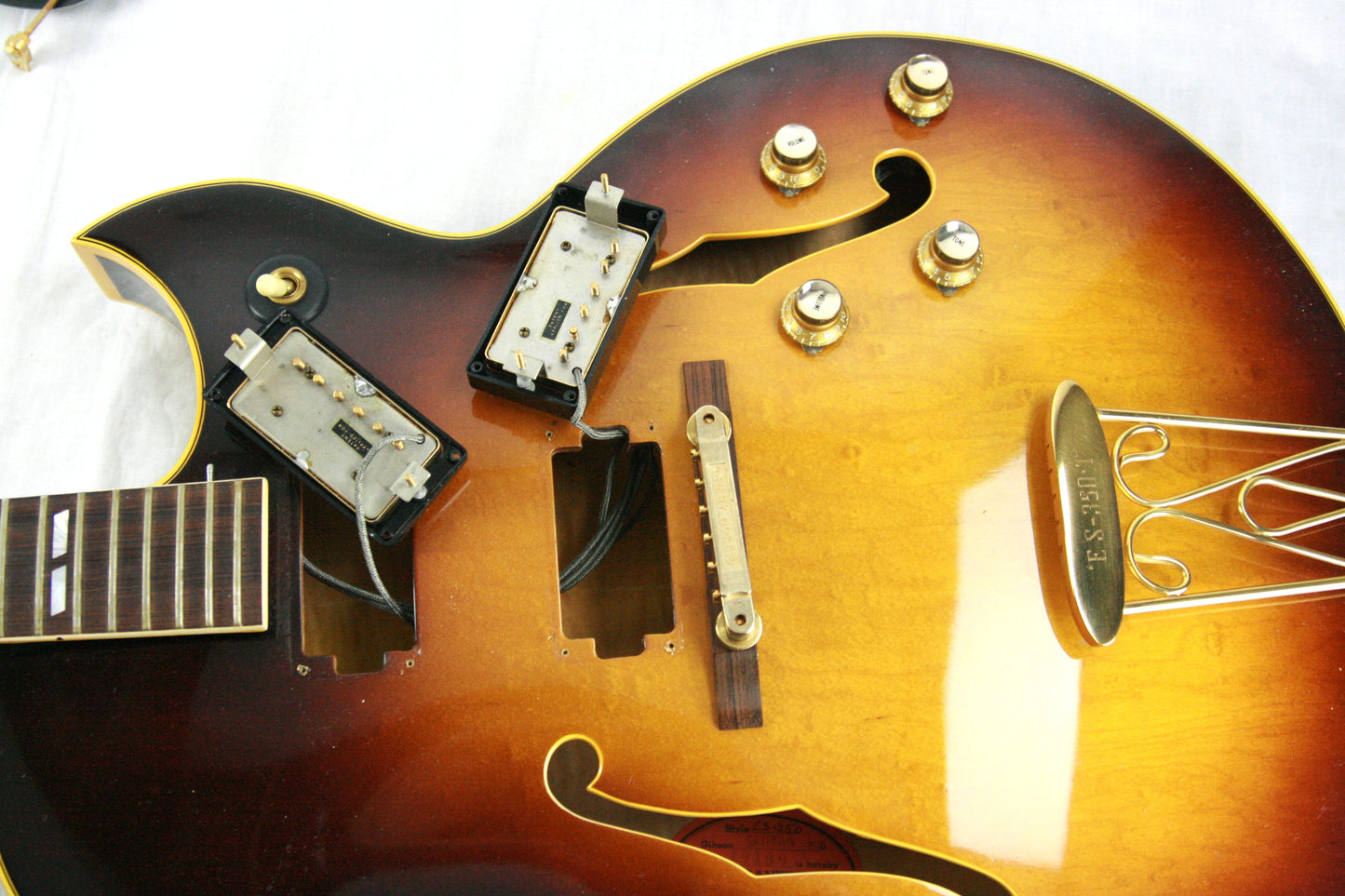 MINTY 1961 Gibson ES-350T Sunburst! 2 PAF's, Rare Florentine Cutaway! Byrdland 335 355 345
