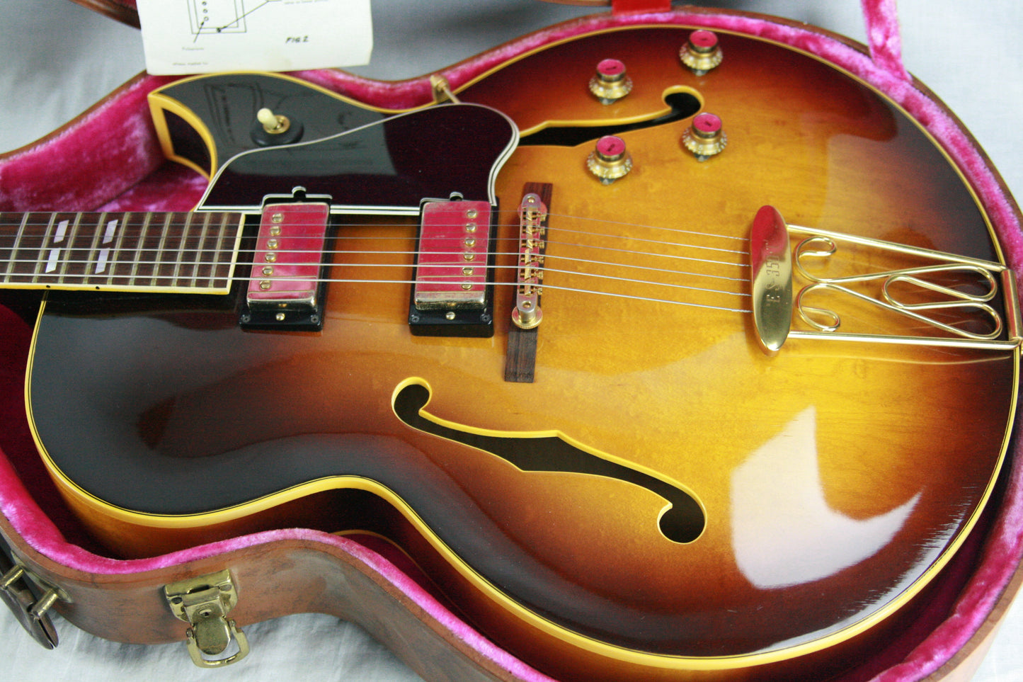 MINTY 1961 Gibson ES-350T Sunburst! 2 PAF's, Rare Florentine Cutaway! Byrdland 335 355 345