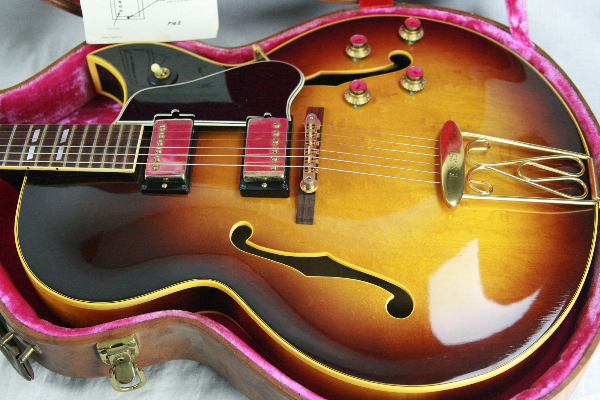 MINTY 1961 Gibson ES-350T Sunburst! 2 PAF's, Rare Florentine Cutaway! Byrdland 335 355 345