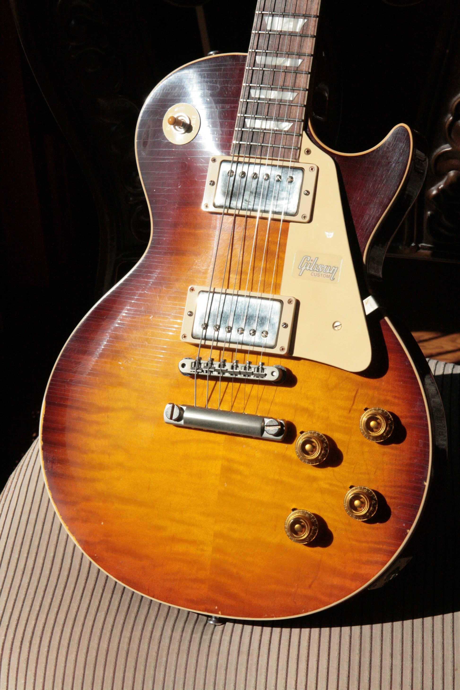 2018 Gibson AGED 1958 Les Paul Historic Reissue! R8 58 Dark Bourbon Fade Custom Shop TH Specs