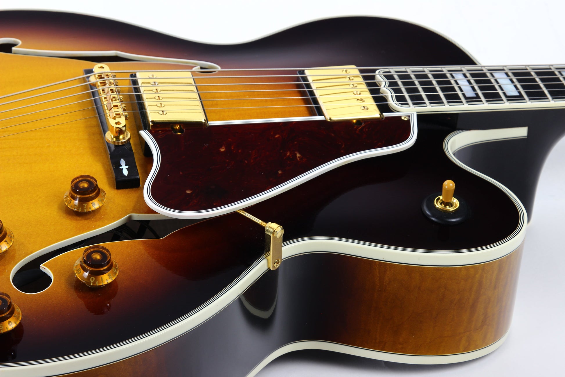 2007 Gibson Custom Shop L-5 CES Sunburst James Hutchins Archtop Jazz L5 Electric Guitar - CLEAN!