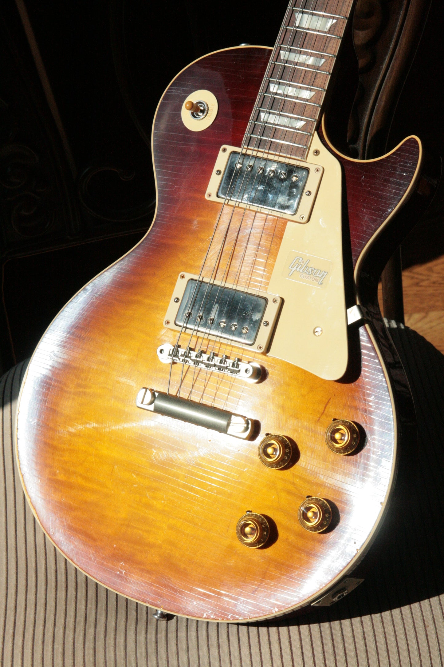 2018 Gibson AGED 1958 Les Paul Historic Reissue! R8 58 Dark Bourbon Fade Custom Shop TH Specs
