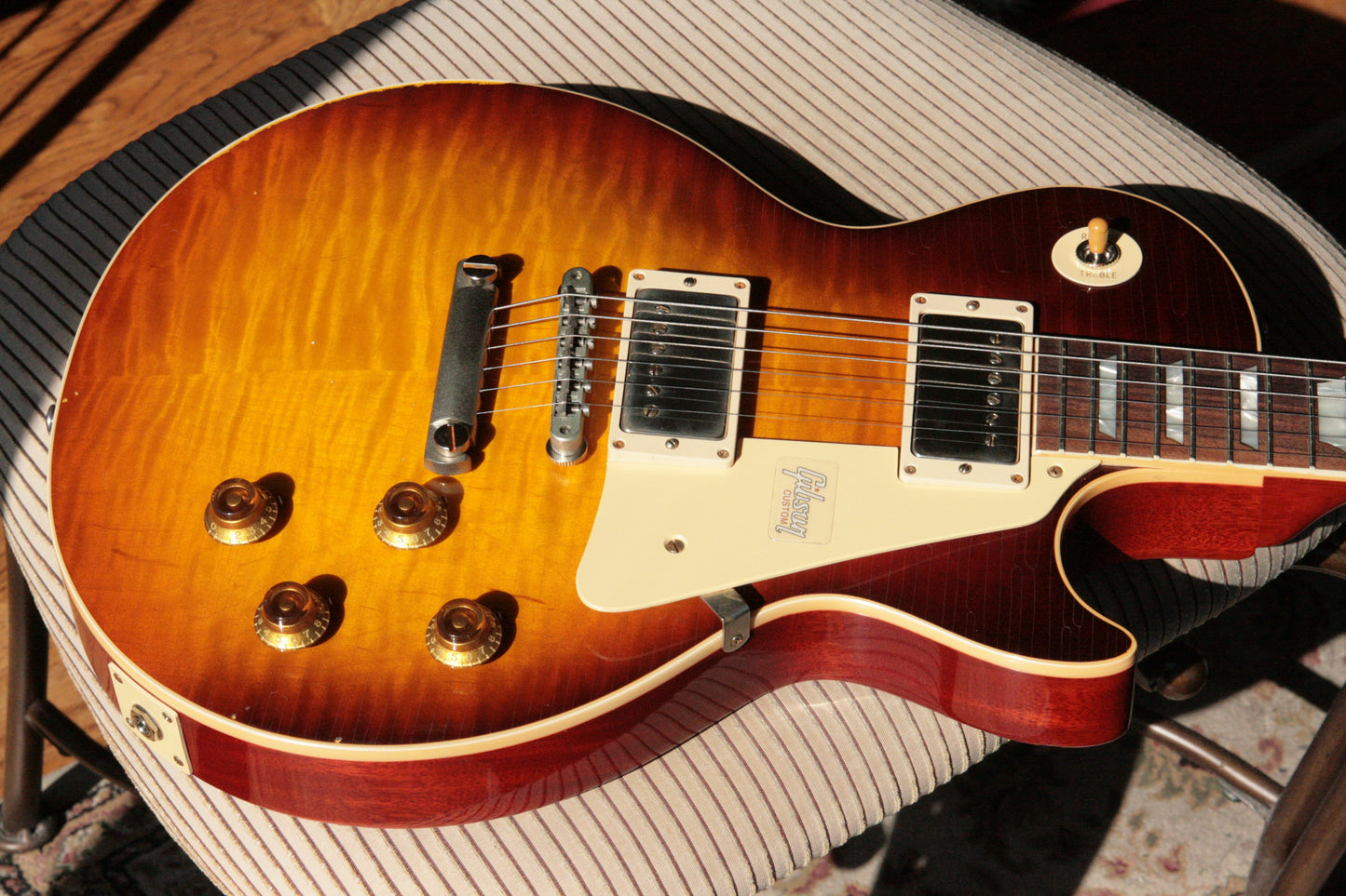 2018 Gibson AGED 1958 Les Paul Historic Reissue! R8 58 Dark Bourbon Fade Custom Shop TH Specs