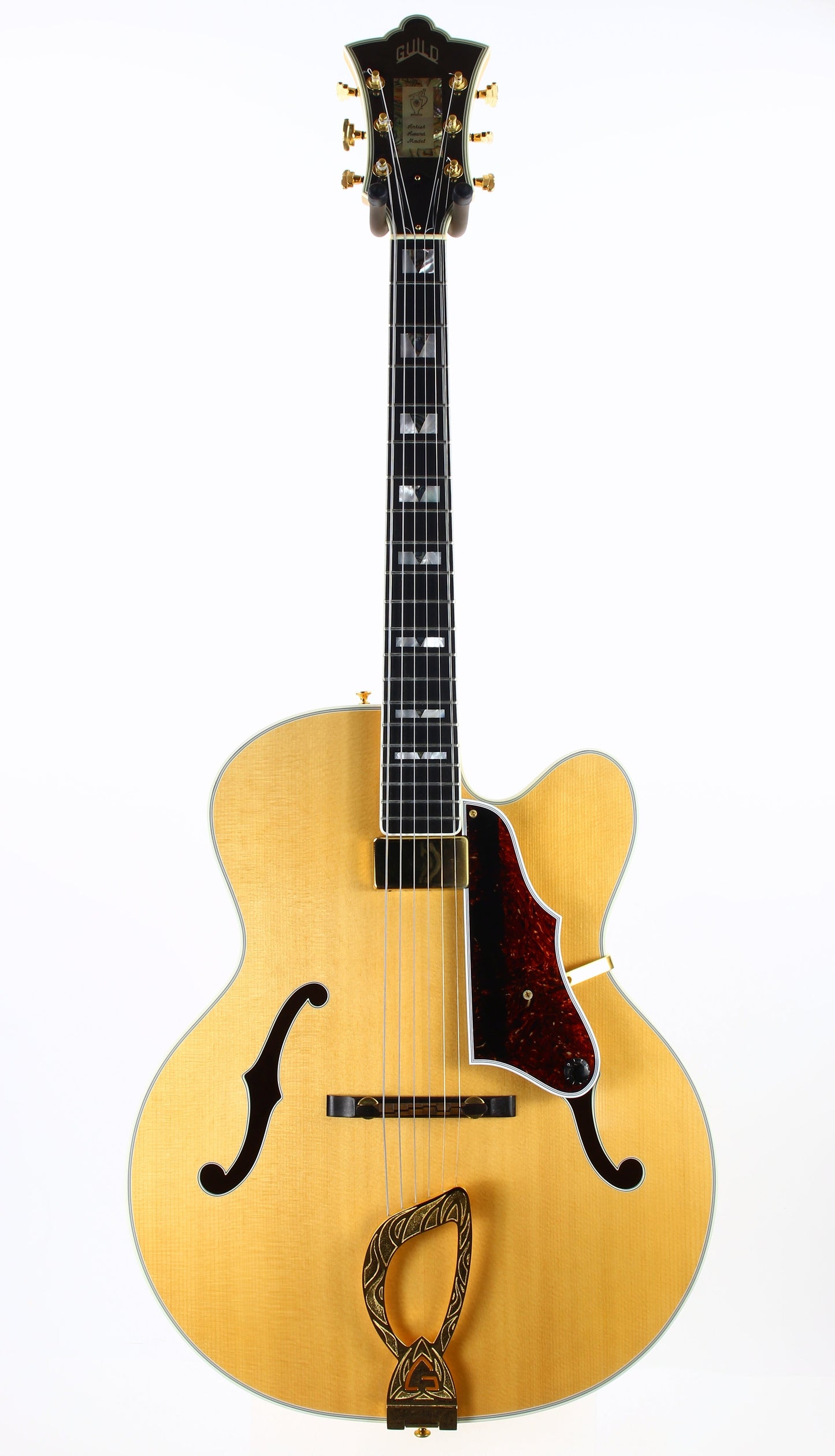 MINTY 1994 Guild Artist Award Natural Jazz Archtop Electric Guitar - Westerly RI, Carved Top, Highest Grade!