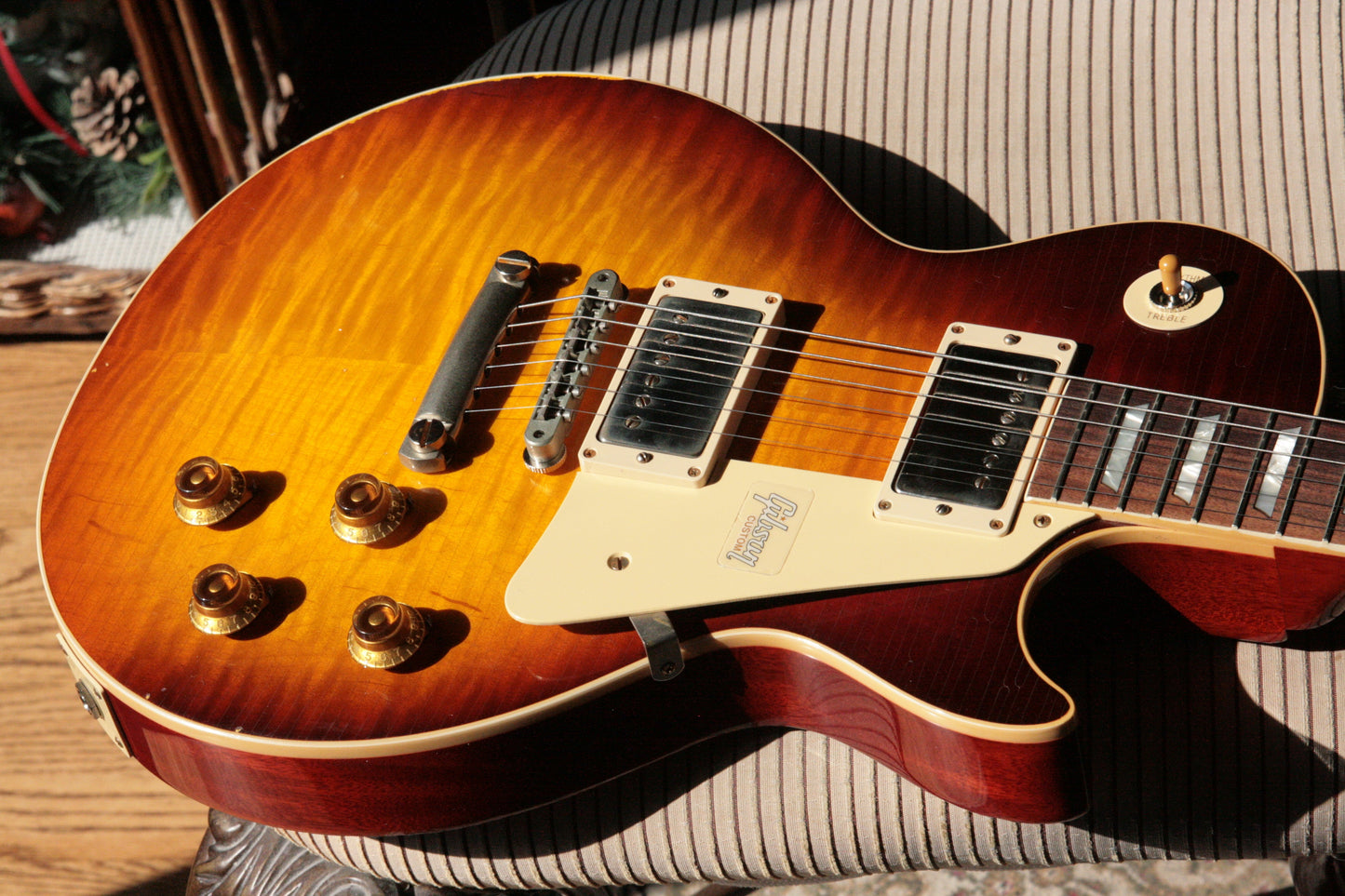 2018 Gibson AGED 1958 Les Paul Historic Reissue! R8 58 Dark Bourbon Fade Custom Shop TH Specs