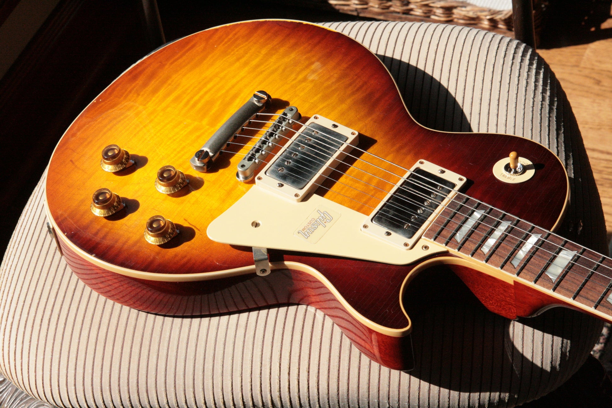 2018 Gibson AGED 1958 Les Paul Historic Reissue! R8 58 Dark Bourbon Fade Custom Shop TH Specs