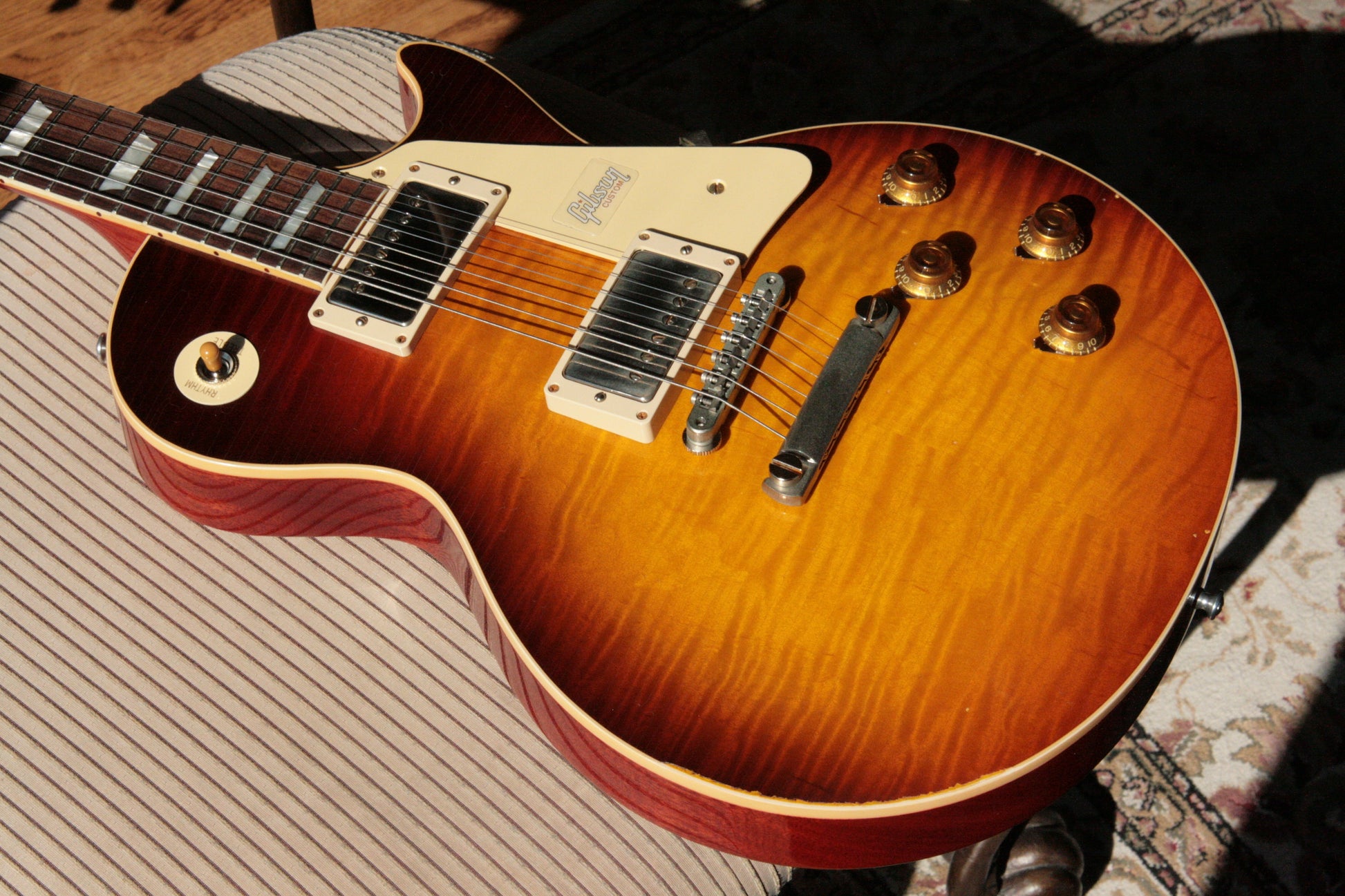 2018 Gibson AGED 1958 Les Paul Historic Reissue! R8 58 Dark Bourbon Fade Custom Shop TH Specs