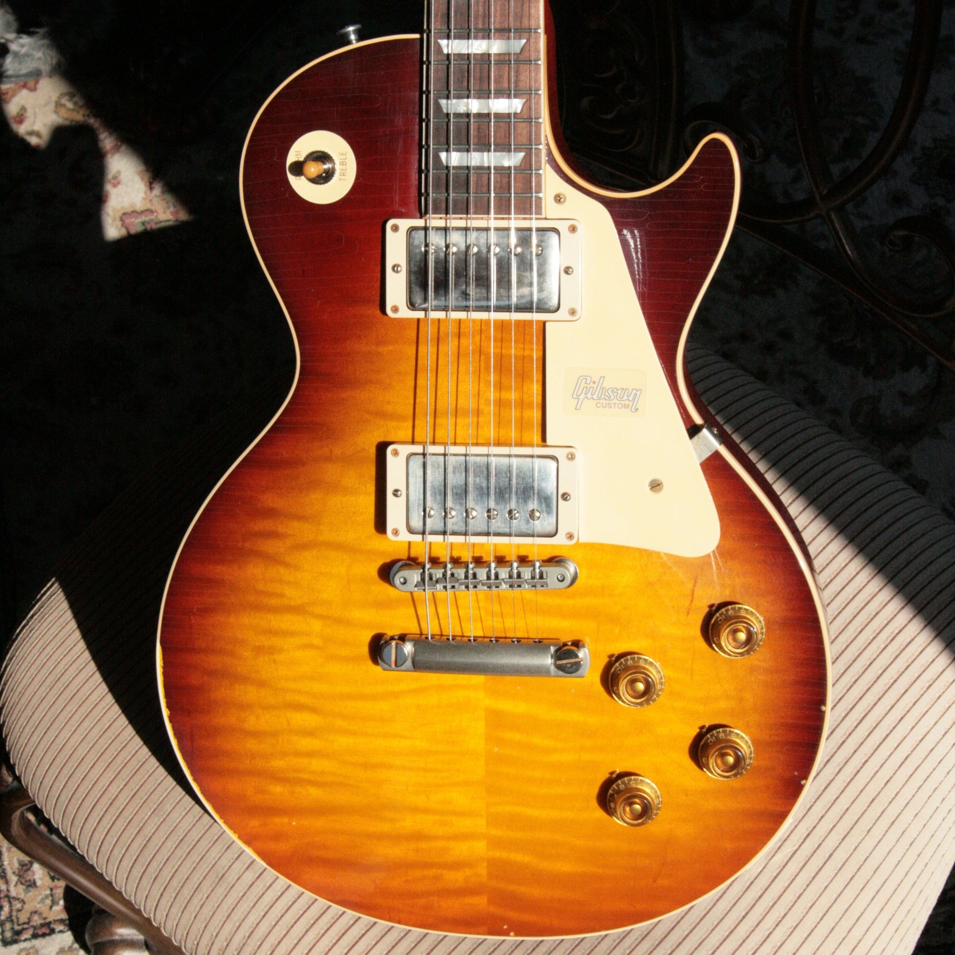 2018 Gibson AGED 1958 Les Paul Historic Reissue! R8 58 Dark Bourbon Fade Custom Shop TH Specs