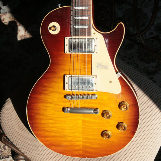 2018 Gibson AGED 1958 Les Paul Historic Reissue! R8 58 Dark Bourbon Fade Custom Shop TH Specs
