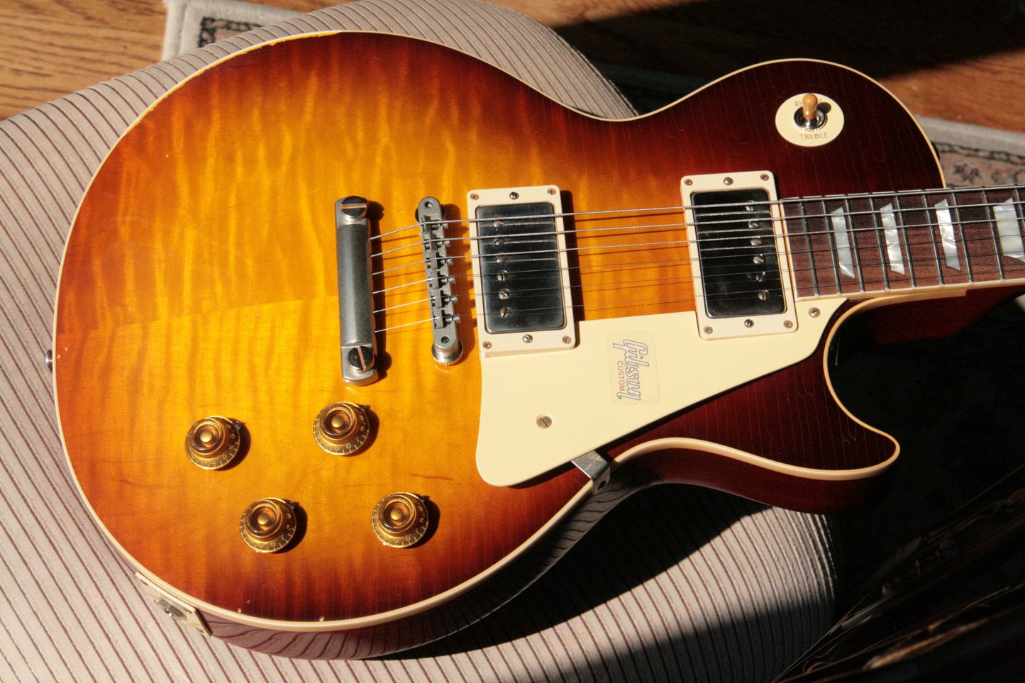 2018 Gibson AGED 1958 Les Paul Historic Reissue! R8 58 Dark Bourbon Fade Custom Shop TH Specs