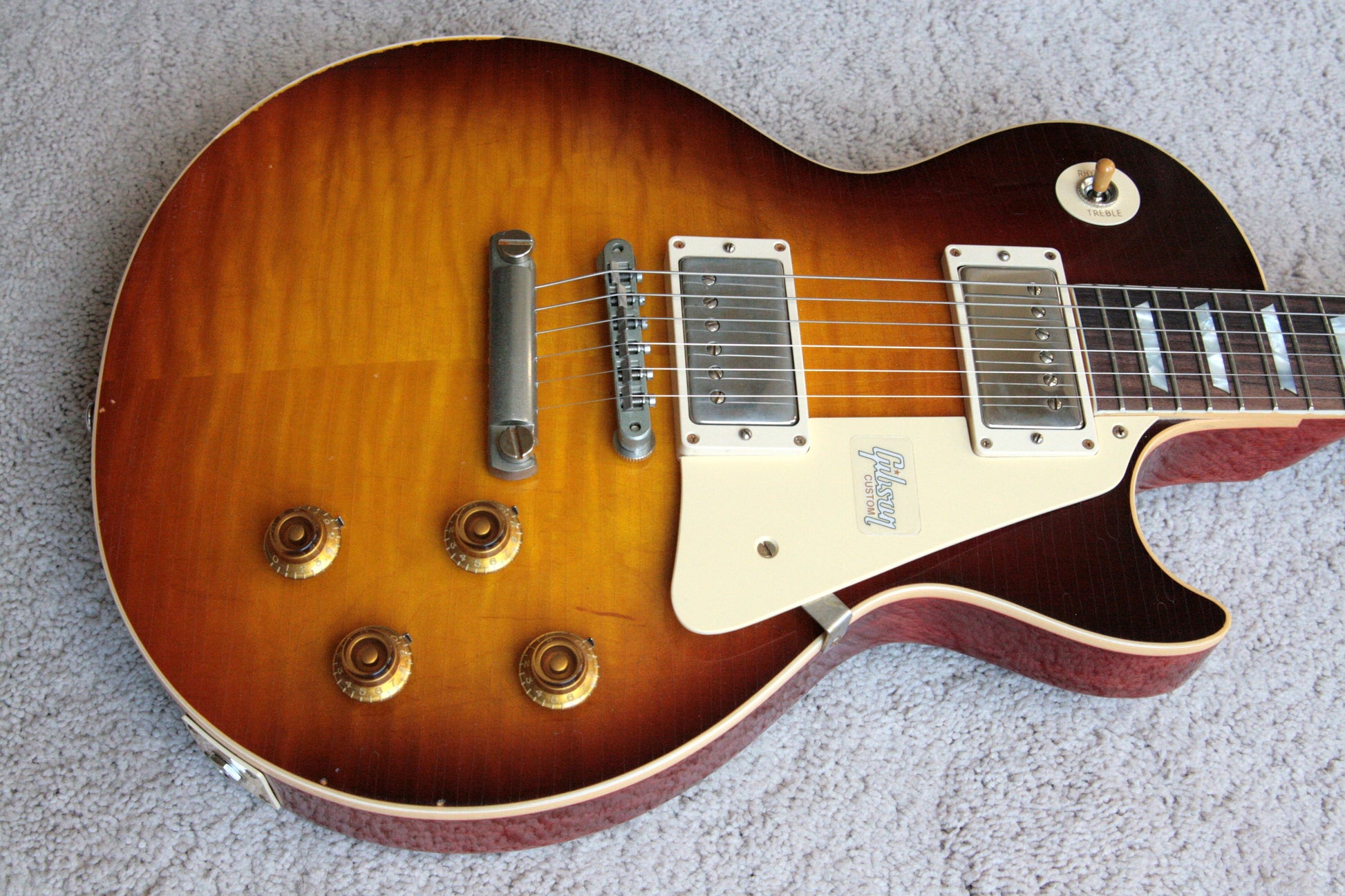 2018 Gibson AGED 1958 Les Paul Historic Reissue! R8 58 Dark Bourbon Fade Custom Shop TH Specs