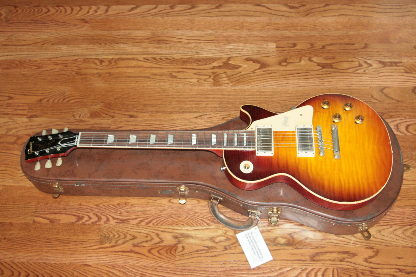 2018 Gibson AGED 1958 Les Paul Historic Reissue! R8 58 Dark Bourbon Fade Custom Shop TH Specs