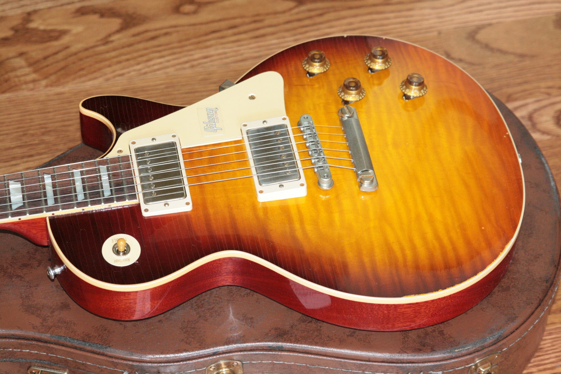 2018 Gibson AGED 1958 Les Paul Historic Reissue! R8 58 Dark Bourbon Fade Custom Shop TH Specs