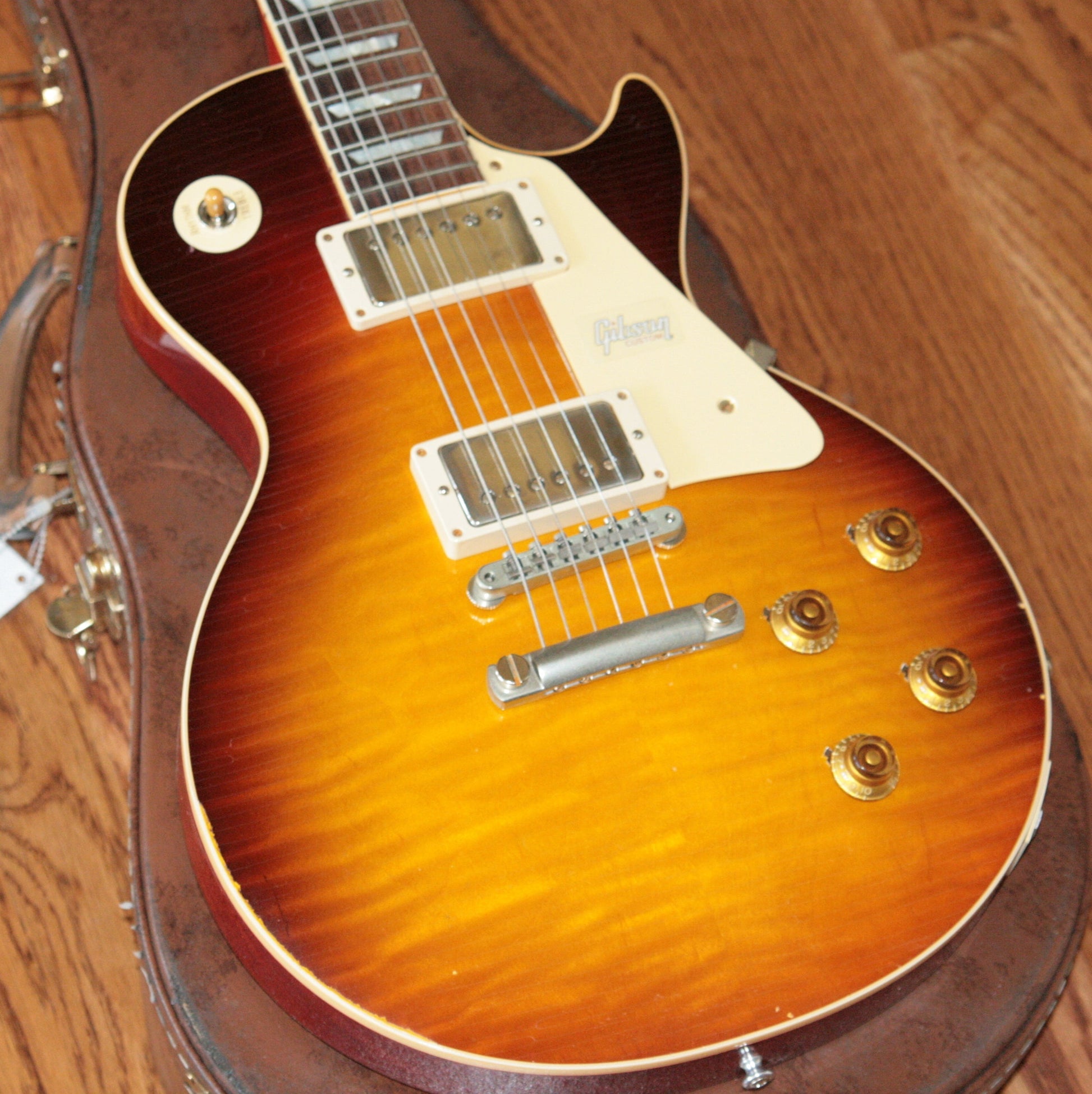 2018 Gibson AGED 1958 Les Paul Historic Reissue! R8 58 Dark Bourbon Fade Custom Shop TH Specs