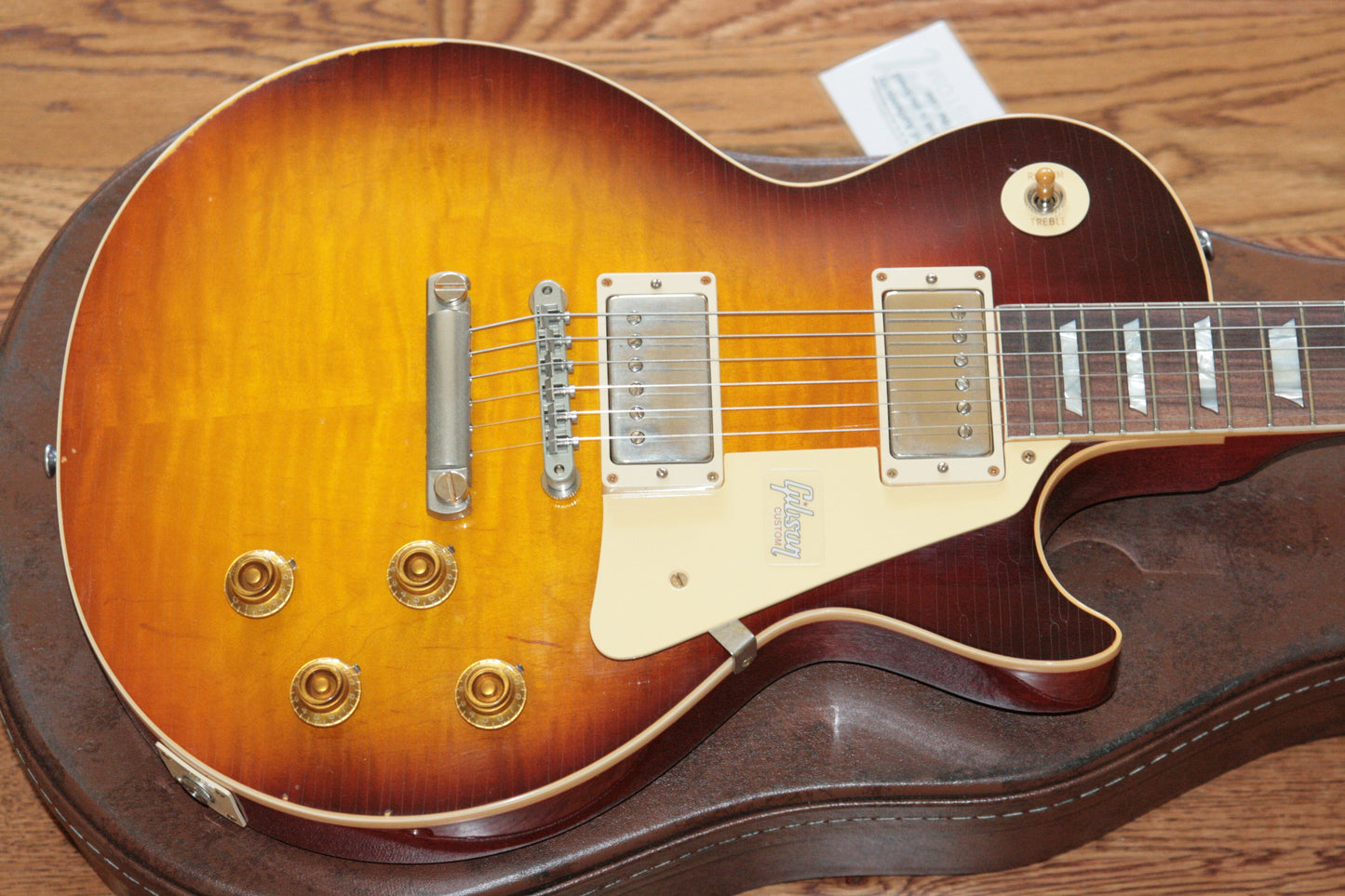 2018 Gibson AGED 1958 Les Paul Historic Reissue! R8 58 Dark Bourbon Fade Custom Shop TH Specs