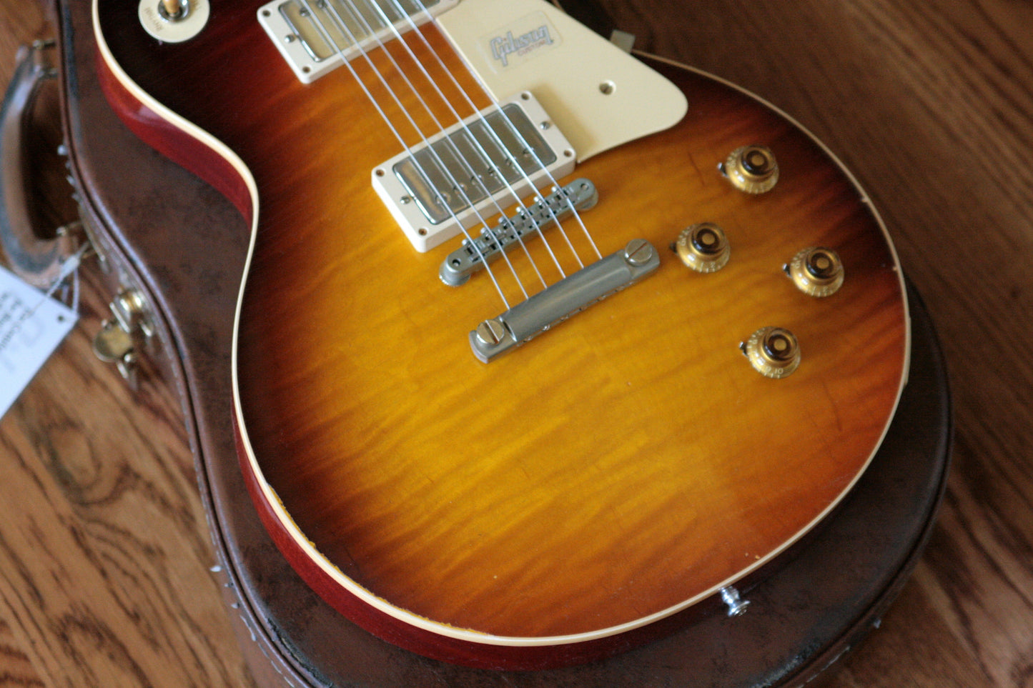2018 Gibson AGED 1958 Les Paul Historic Reissue! R8 58 Dark Bourbon Fade Custom Shop TH Specs