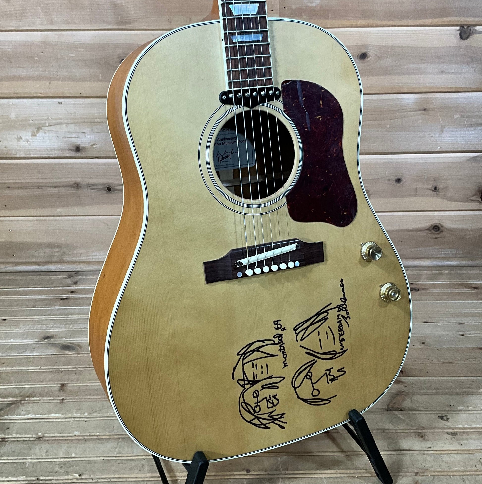 Gibson Custom 70th Anniversary John Lennon 1962 J-160E Museum Limited Edition Acoustic Guitar - Natural