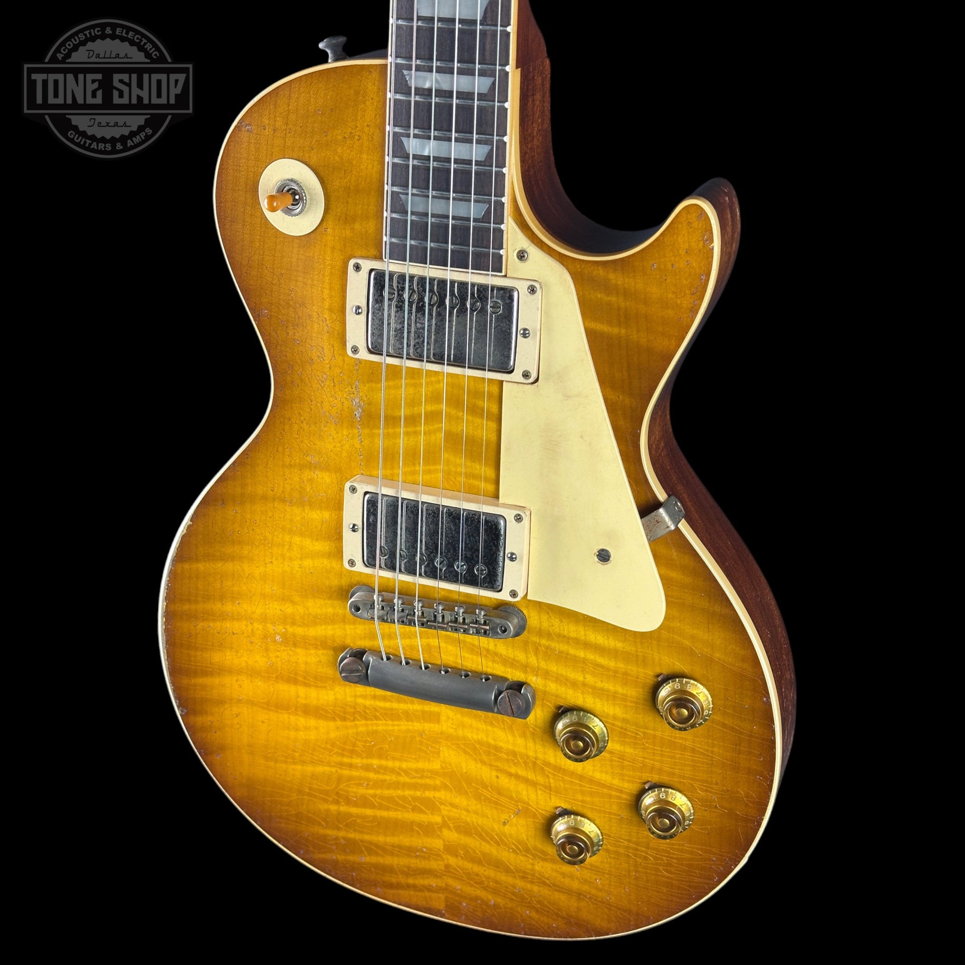 Gibson Custom Shop 1959 Les Paul Standard Reissue Murphy Lab Heavy Aged Golden Poppy Burst w/case 96960