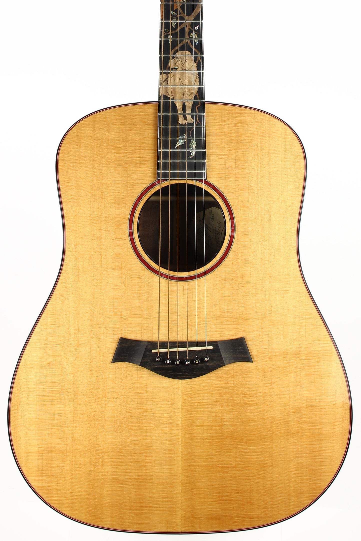 UNPLAYED! 1997 Taylor Cujo-10 Dreadnought Stephen King Signed Model Acoustic Guitar - Cedar/Walnut 14