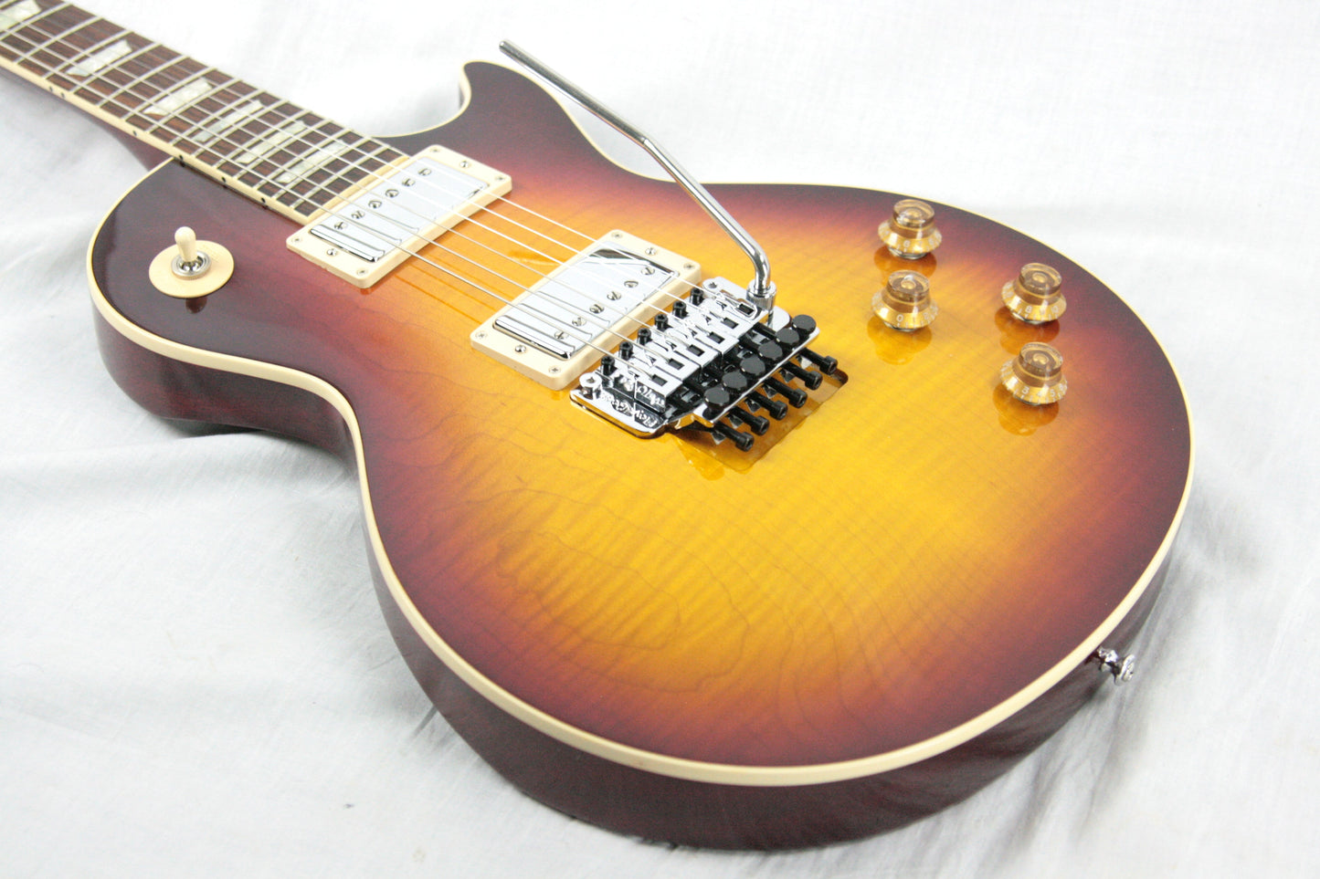 2017 Gibson Custom Shop Modern Les Paul Axcess Standard Floyd Rose Bourbon Burst Flametop!