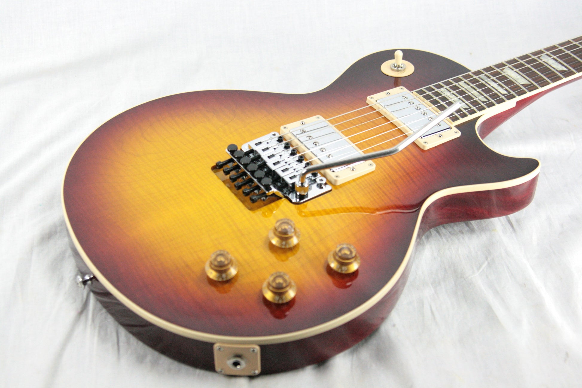 2017 Gibson Custom Shop Modern Les Paul Axcess Standard Floyd Rose Bourbon Burst Flametop!
