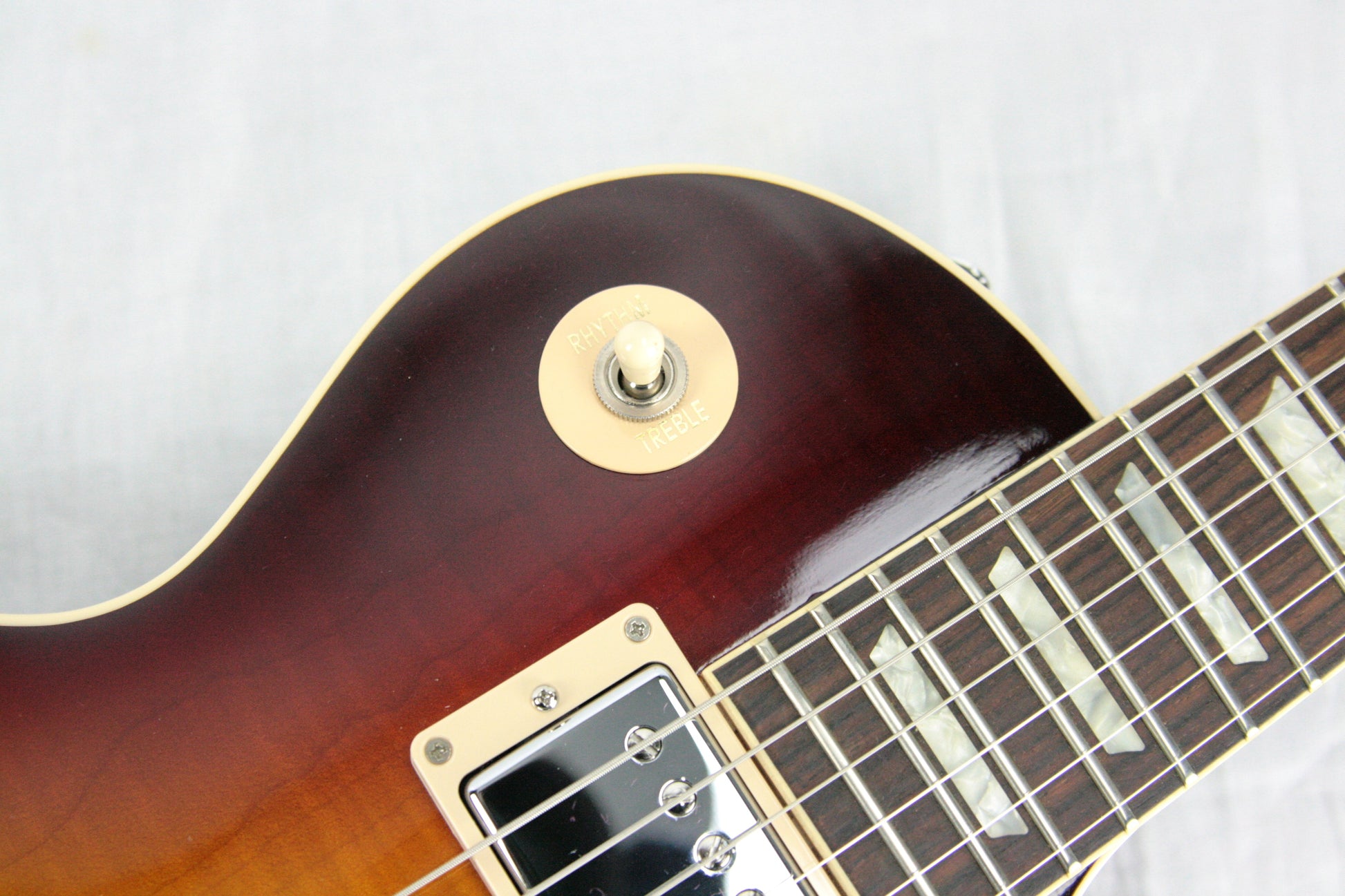 2017 Gibson Custom Shop Modern Les Paul Axcess Standard Floyd Rose Bourbon Burst Flametop!